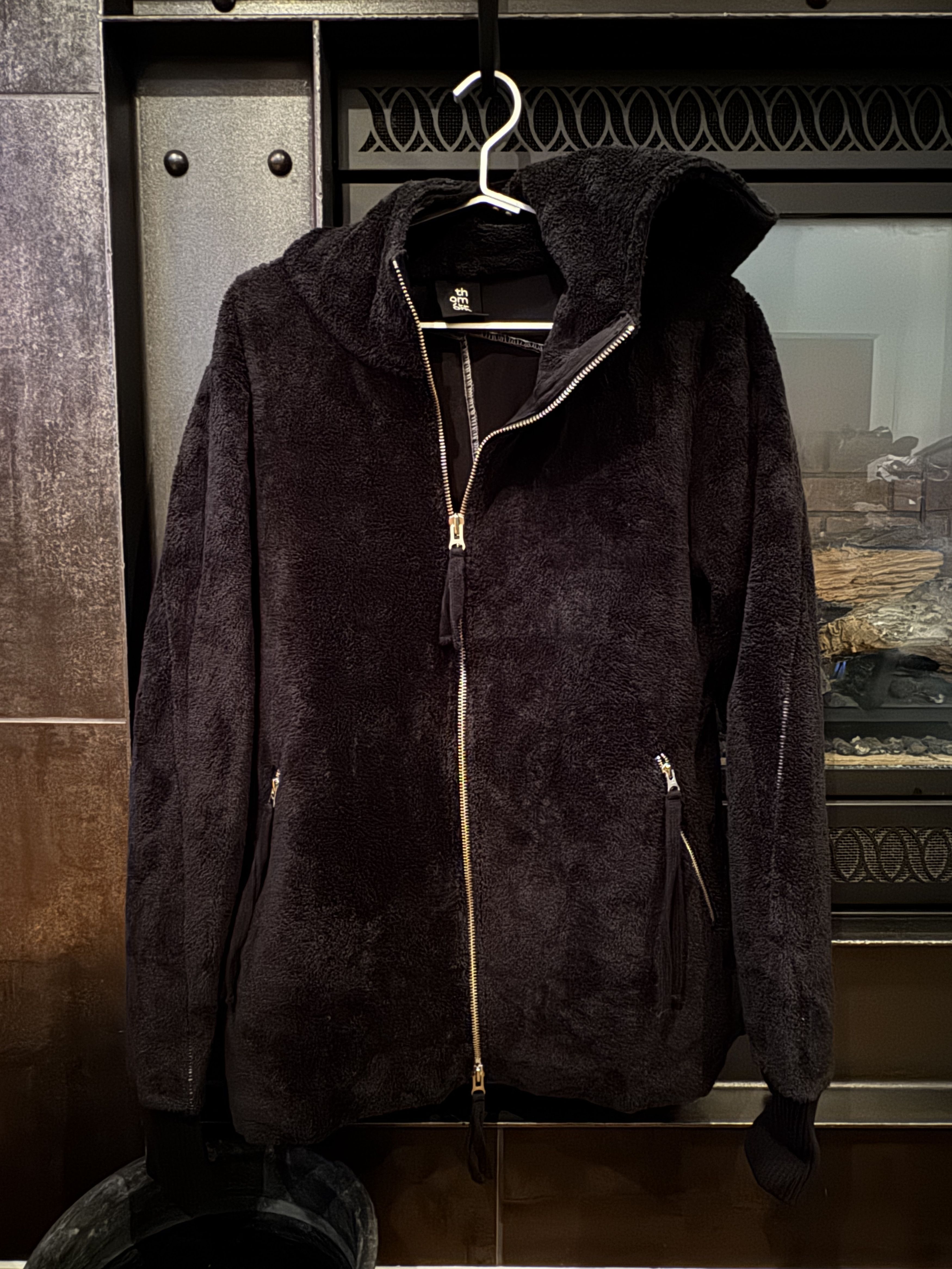 Thom Krom Plush Fleece Zip Hoodie Brand New!
