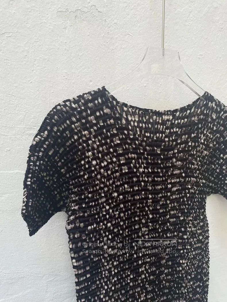 Issey Miyake Issey Miyake Vintage Polka Dot Ruffle Short Sleeve Top Size M / US 6-8 / IT 42-44 - 2 Thumbnail