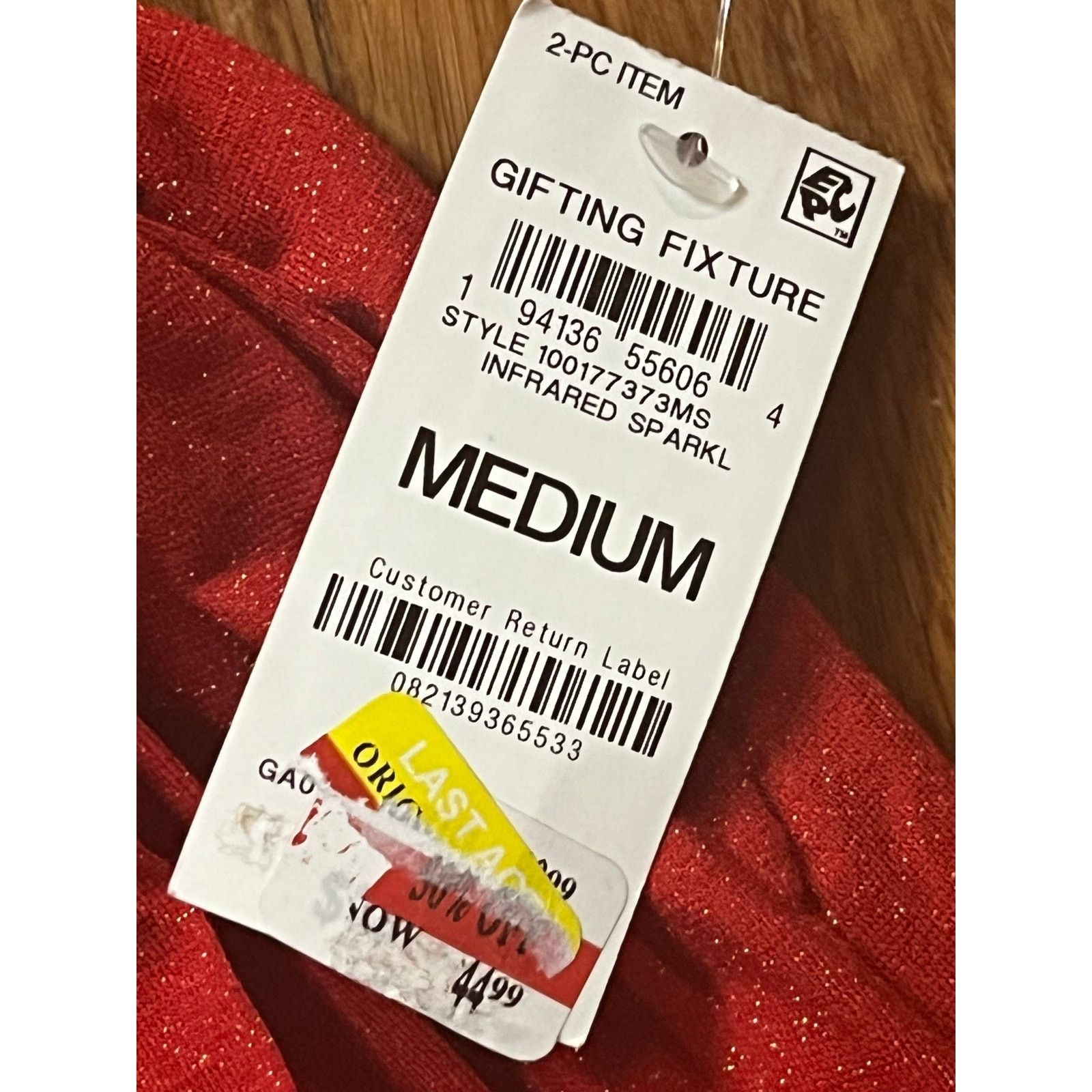 Sleeper I.N.C. Women's. Sparkle Robe ONLY Macy's Exclusive Size M Size ONE SIZE - 6 Thumbnail