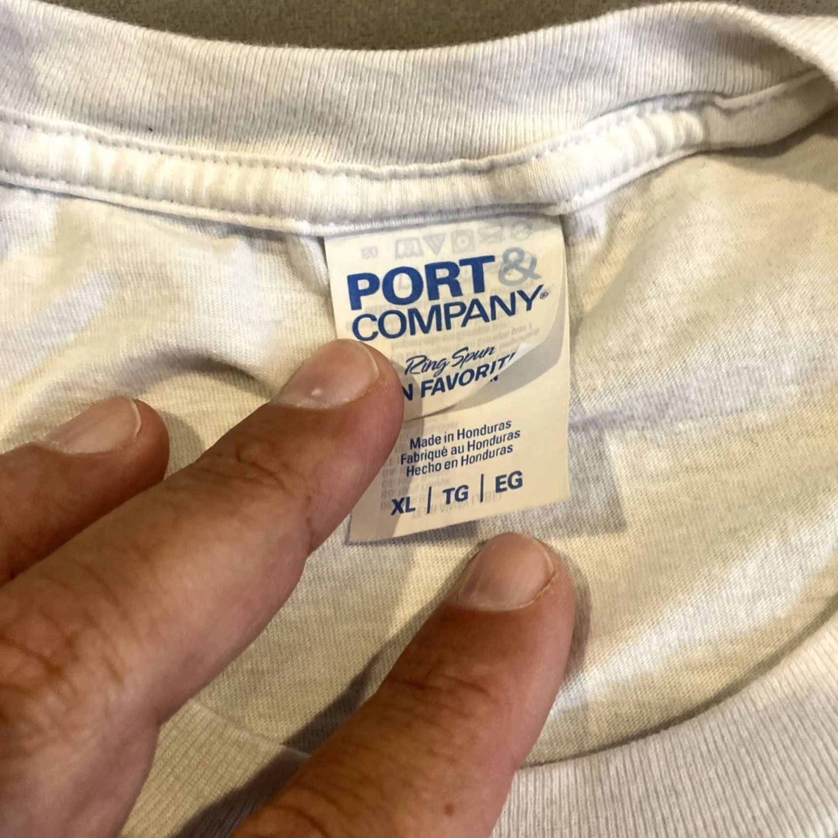 Port & Company VINTAGE Port & Company T-Shirt Graphic Print Crew Neck White USA Richard Simmons HI EVERYBODY Howard Stern Men's XL Mens Size US XL / EU 56 / 4 - 3 Thumbnail