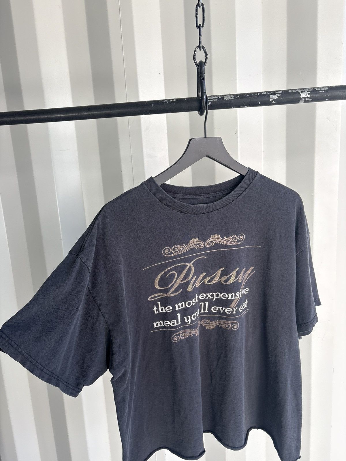 Vintage Vintage Pussy Expensive Faded Distressed Shirt GRUNGE Boxy Size US XL / EU 56 / 4 - 5 Thumbnail