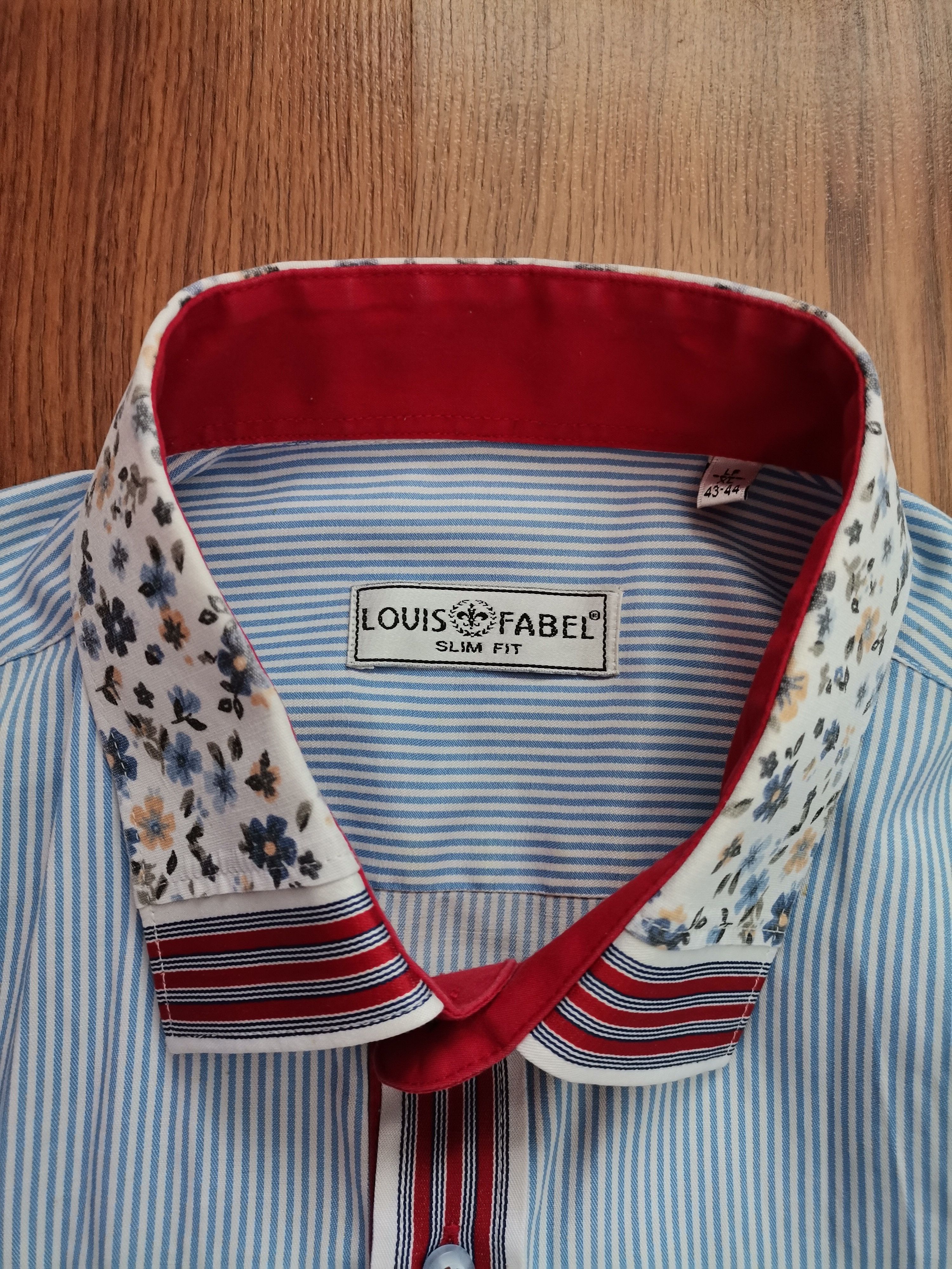 Other Louis Fabel Striped Floral Shirt Size US XL / EU 56 / 4 - 4 Thumbnail