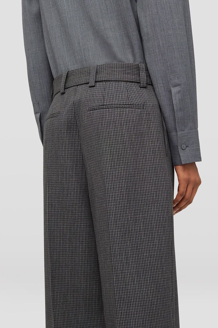 Jil Sander o1w1db11025 Belted Trousers in Dark Grey Size US 34 / EU 50 - 4 Thumbnail