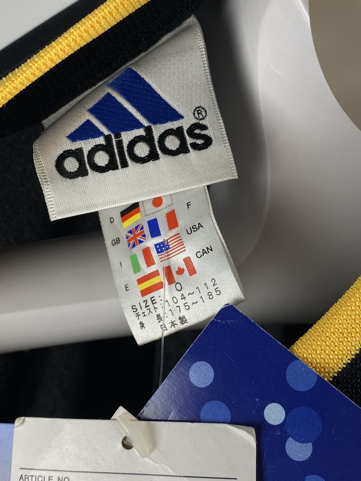 Adidas × Japanese Brand Japan jersey 1999 NEW football shirt GK long sleeve Adidas Size US L / EU 52-54 / 3 - 7 Thumbnail