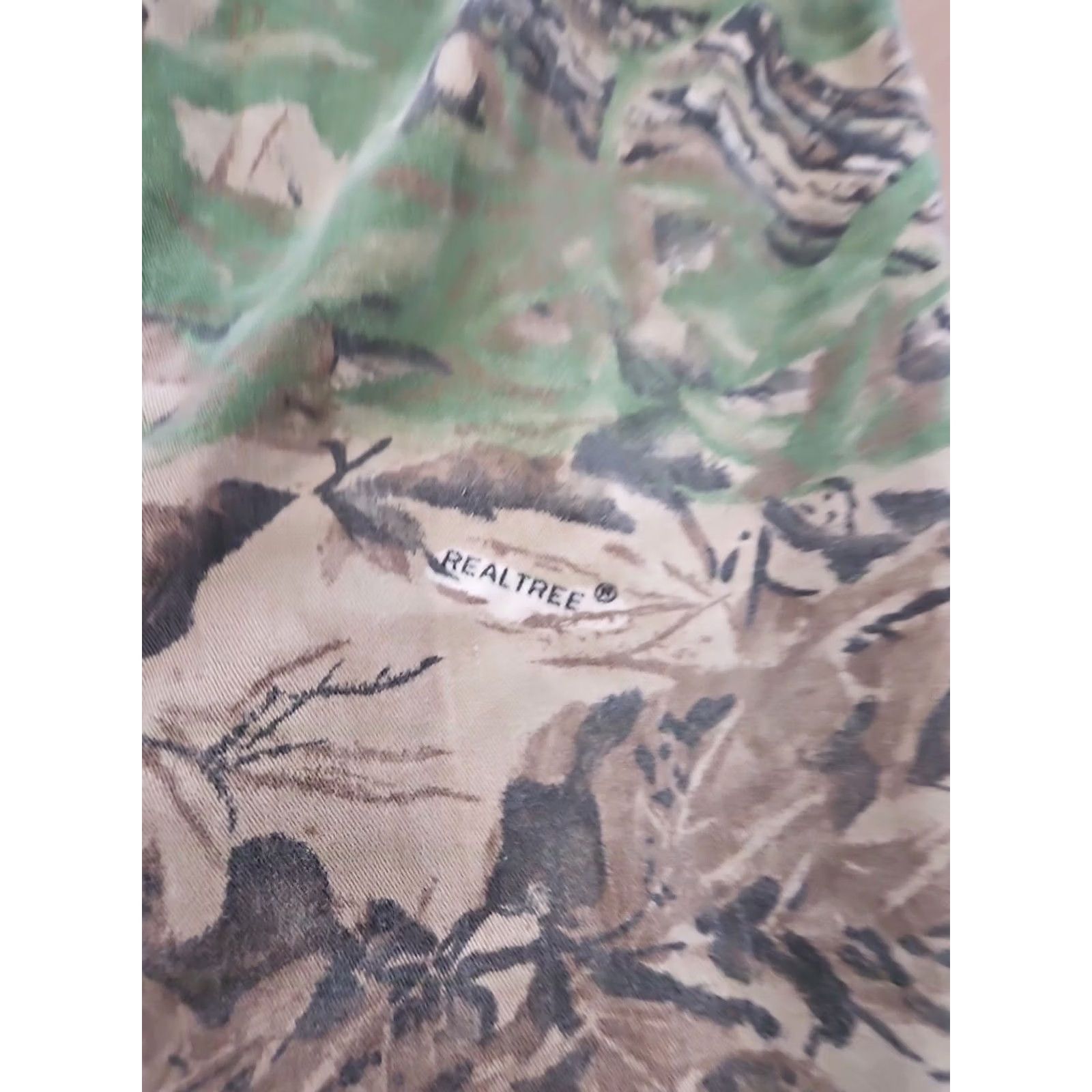 Walls VTG Walls Outdoors Hipster Bib Camo Bow Hunting Camouflage Overalls Mens 36x30 Size US 36 / EU 52 - 3 Thumbnail