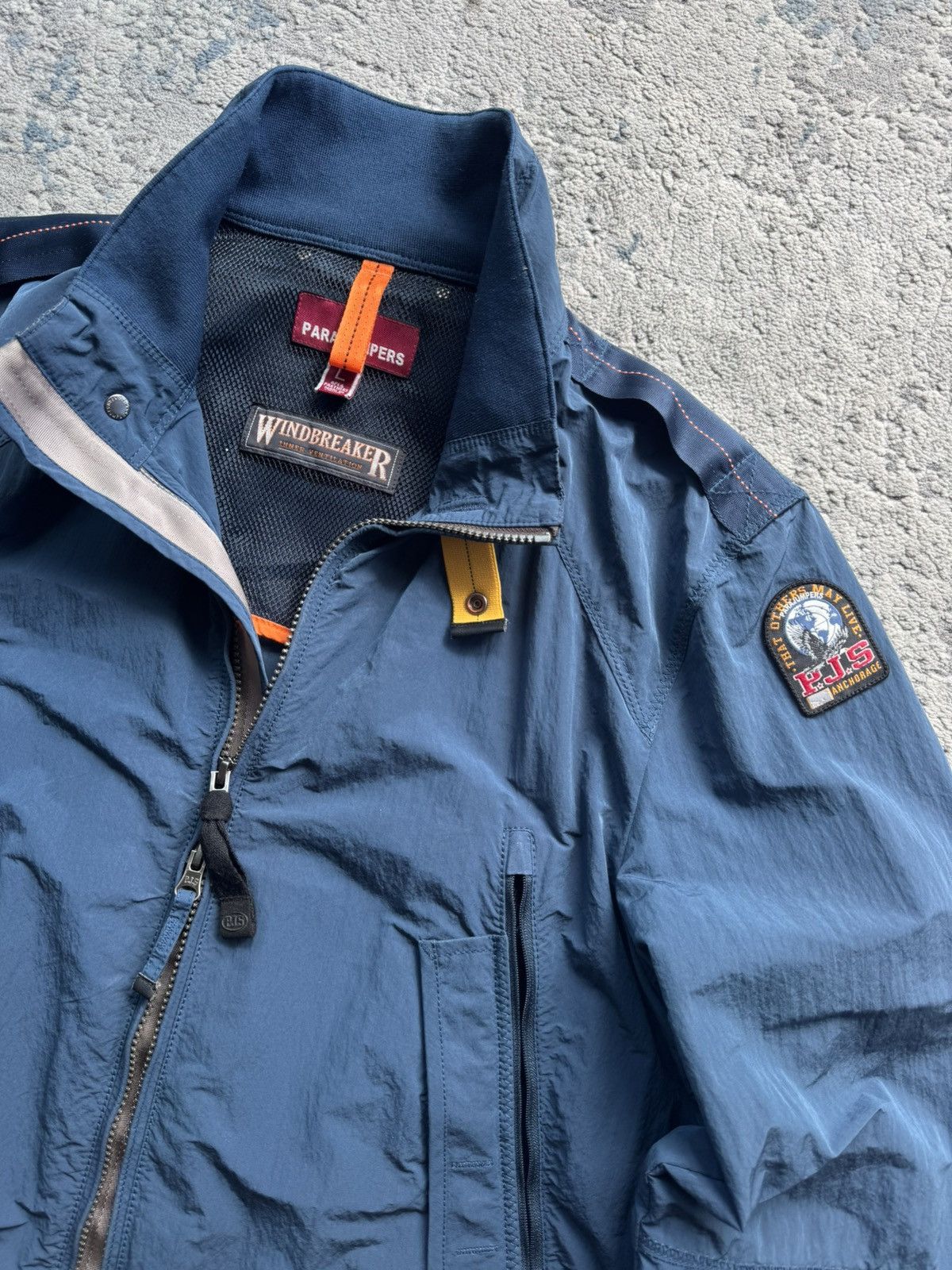 Parajumpers Parajumpers Shimmer Blue Windbreaker Jacket Size L Size US L / EU 52-54 / 3 - 5 Thumbnail