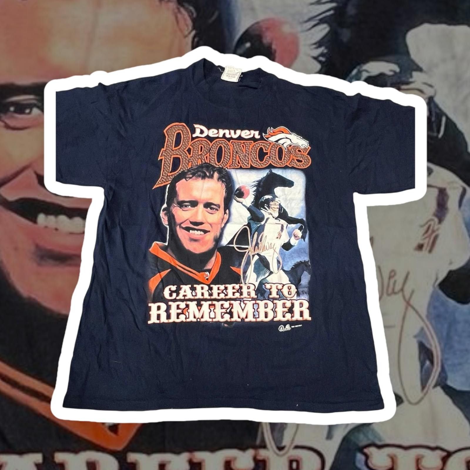 Sports Specialties Denver Broncos John Elway Career to Remember T-Shirt Size US L / EU 52-54 / 3 - 1 Thumbnail