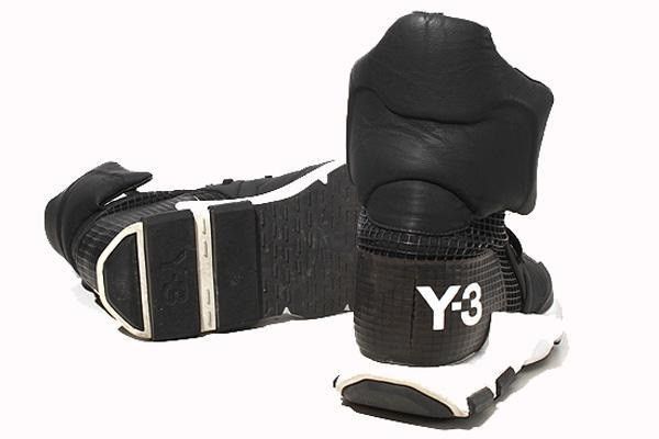 Adidas Y-3 Noci High Black White Sneaker Boots Size US 9 / EU 42 - 6 Thumbnail
