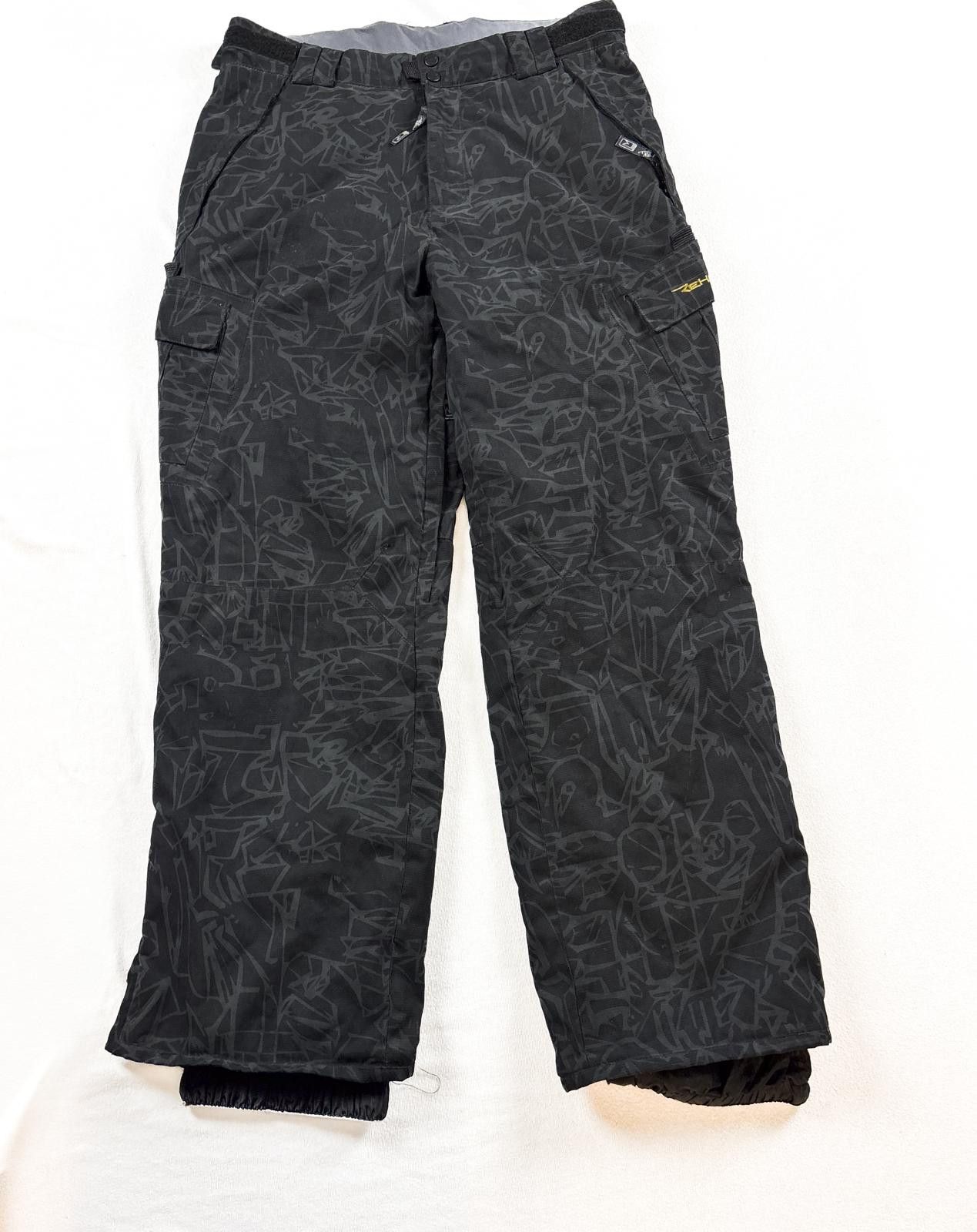 Other Rehall Black Snowboard Pants with Subtle Pattern Size US 30 / EU 46 - 1 Thumbnail