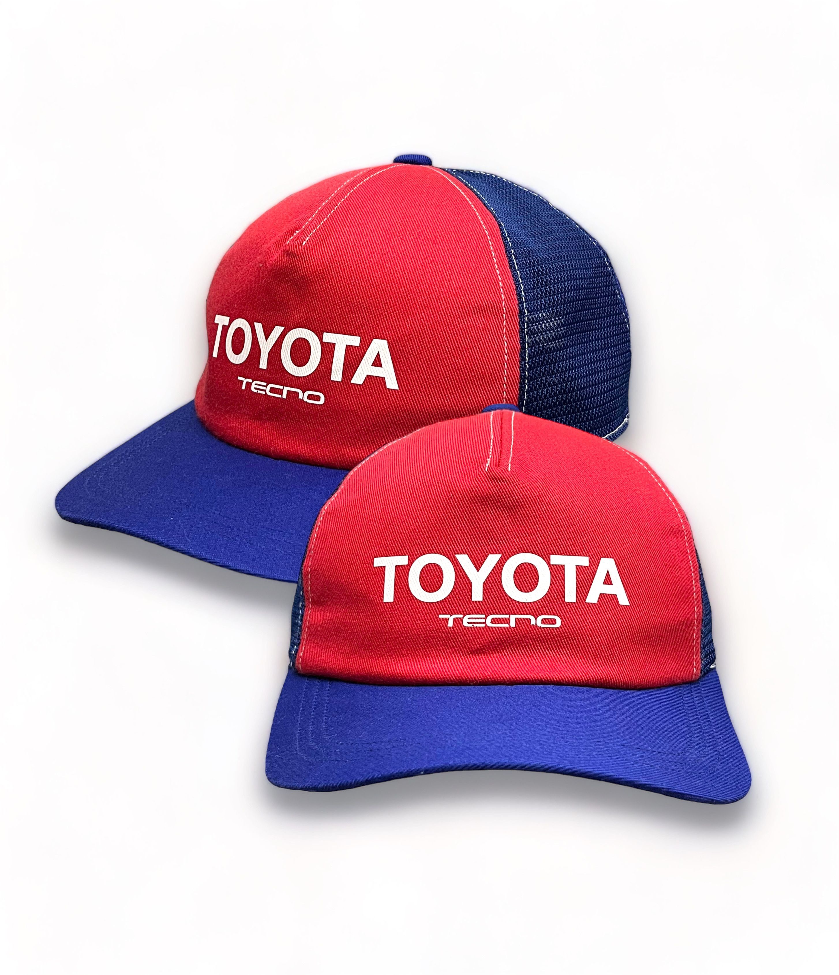 Japanese Brand 🎌 RARE 90’s TOYOTA TECNO Racing Japan Trucker Workers Hat Size ONE SIZE - 1 Thumbnail