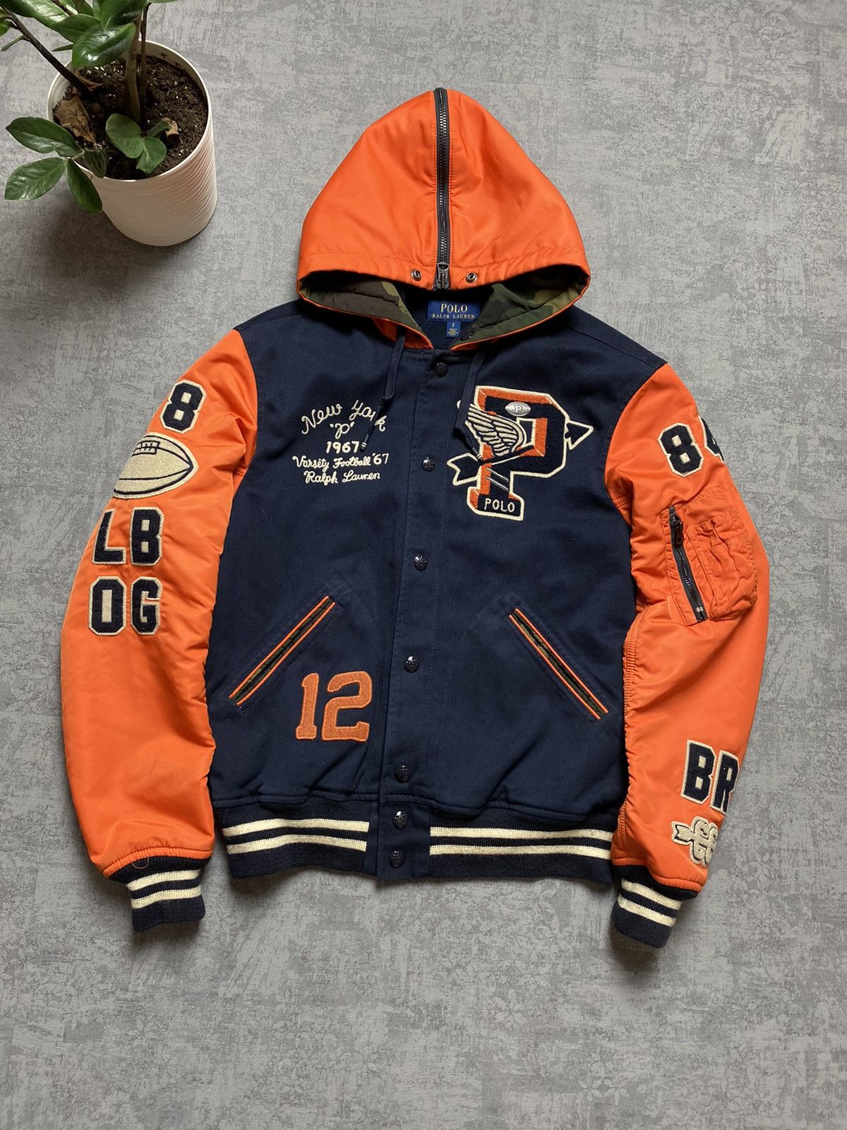 POLO RALPH LAUREN Rugby Ivy League P-Wing Varsity Jacket