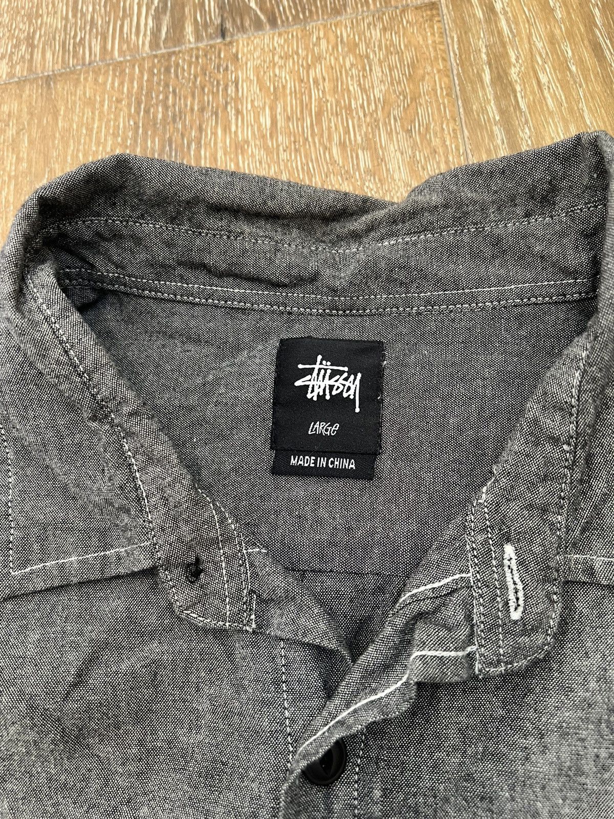 Stussy Stussy mfg button up shirt Size US L / EU 52-54 / 3 - 4 Thumbnail