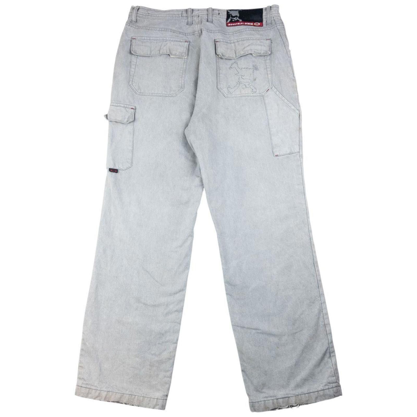 Oakley Vintage Oakley Industrial Denim Jeans Size W35 Size US 35 - 2 Thumbnail