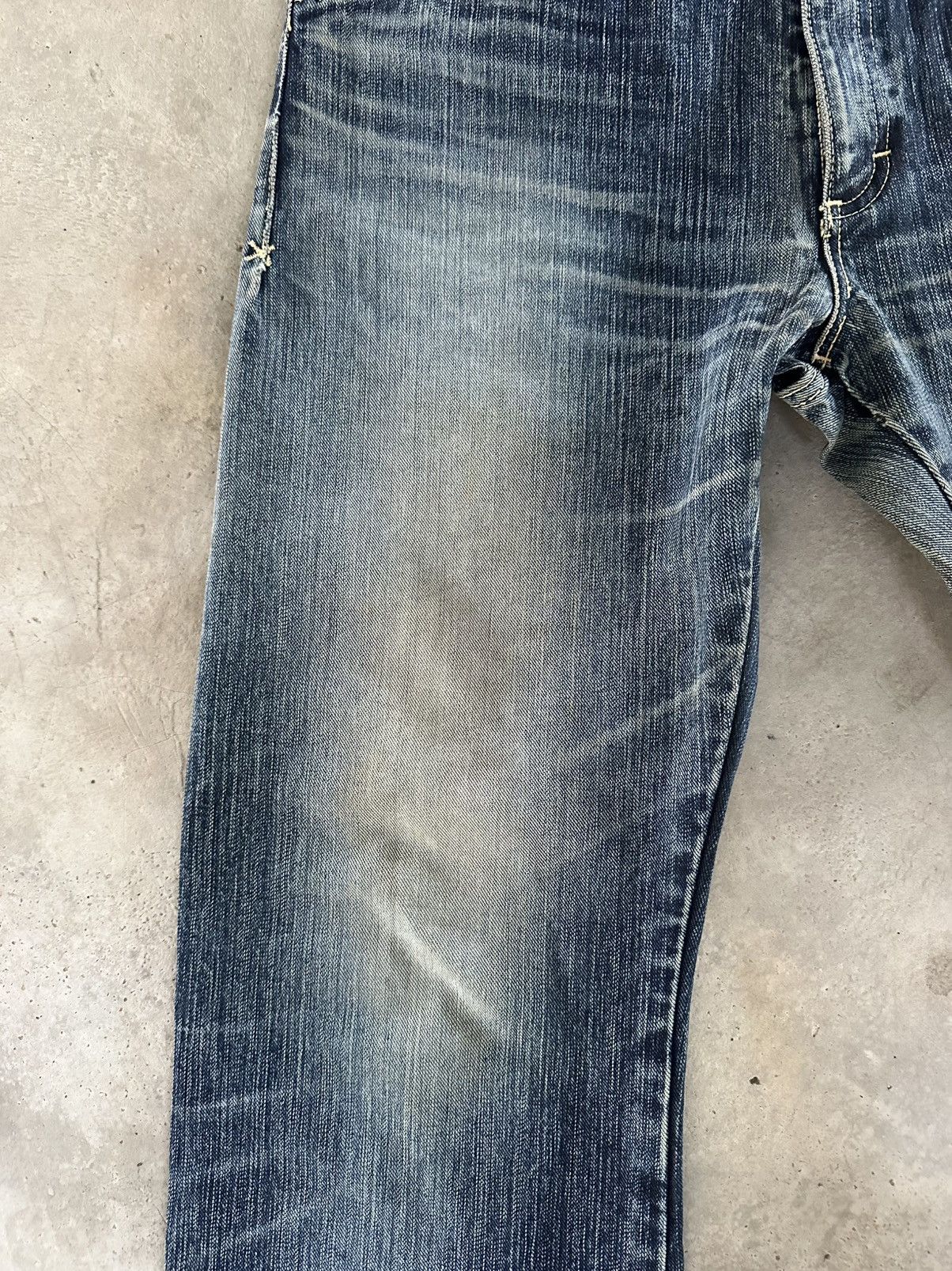 If Six Was Nine Flare Jeans Lee Riders Bootcut Denim Jeans Size US 31 - 13 Thumbnail