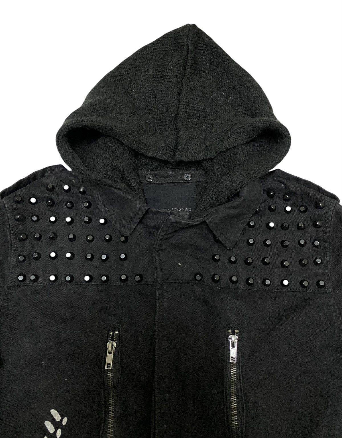 Japanese Brand × Seditionaries Glad News Punk Style Studded Spikes Parka Jacket (C4) Size US M / EU 48-50 / 2 - 4 Thumbnail