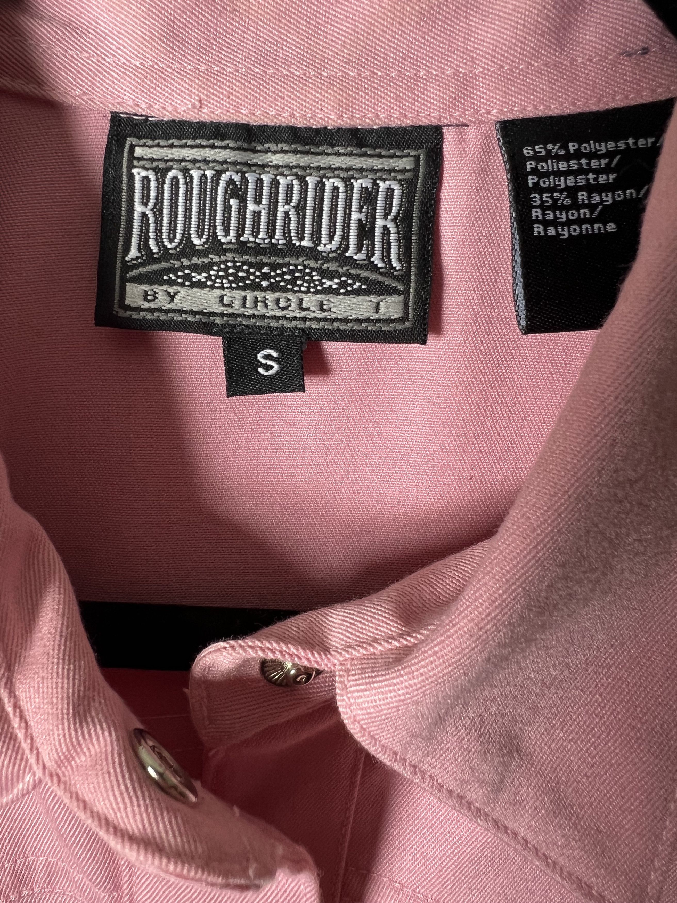 Other × Vintage Vintage 1990's Roughrider by Circle T Pink Western Blouse Size S / US 4 / IT 40 - 5 Thumbnail