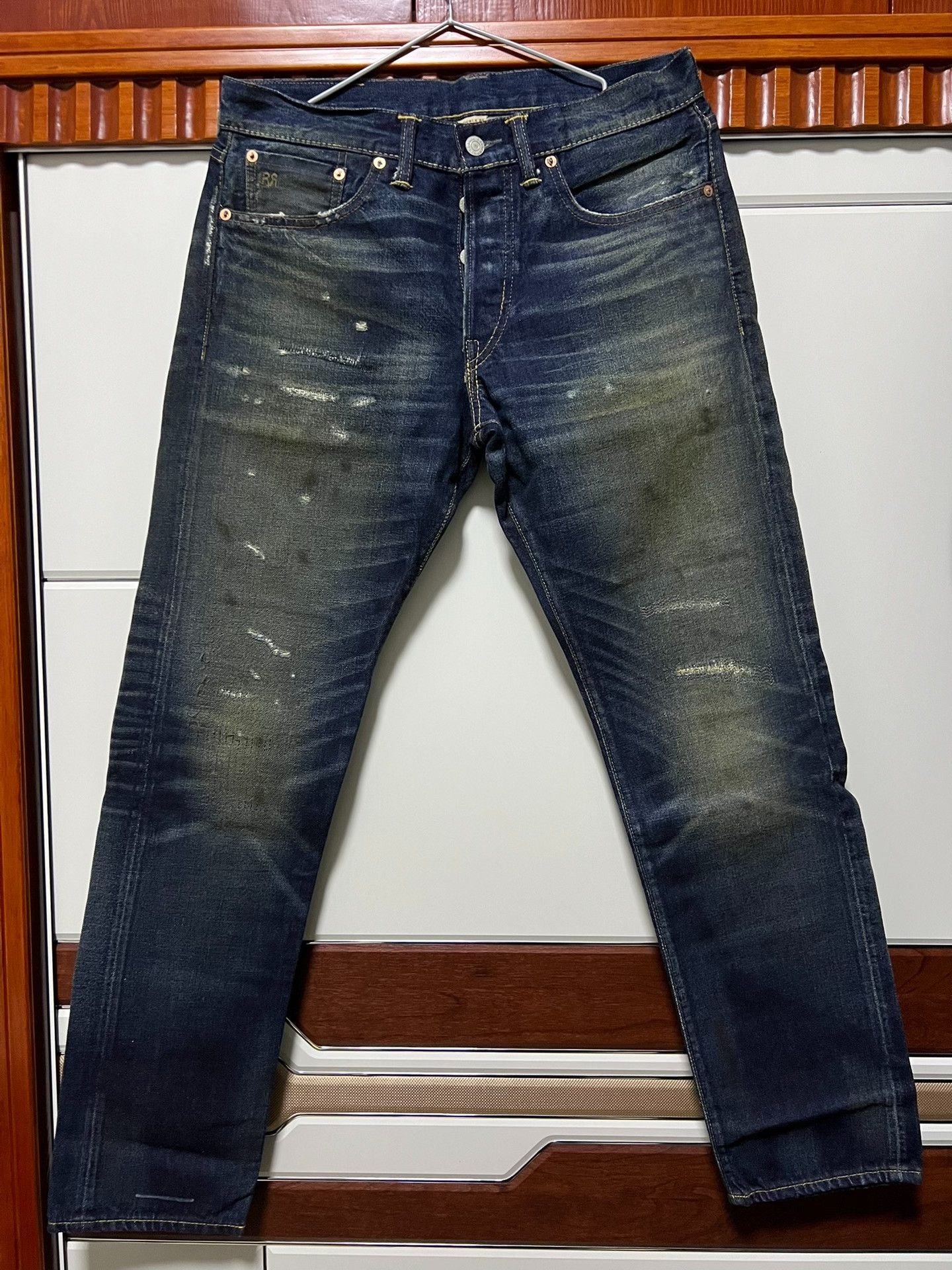 RRL Ralph Lauren RRL Double RL Clay Washed Jeans Size US 31 - 1 Thumbnail