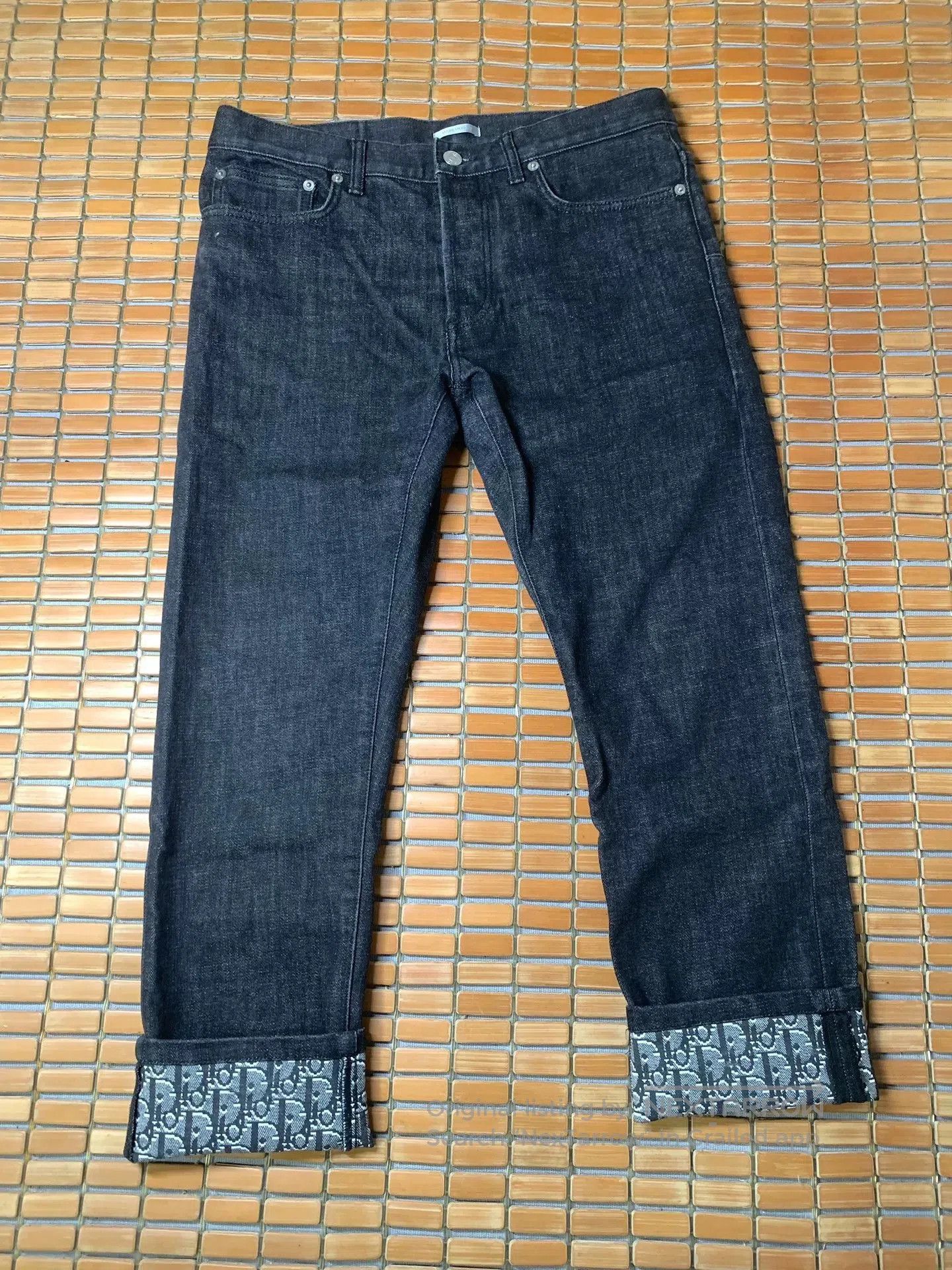 Dior Dior Hem Full Print Jeans. Size US 30 / EU 46 - 1 Thumbnail