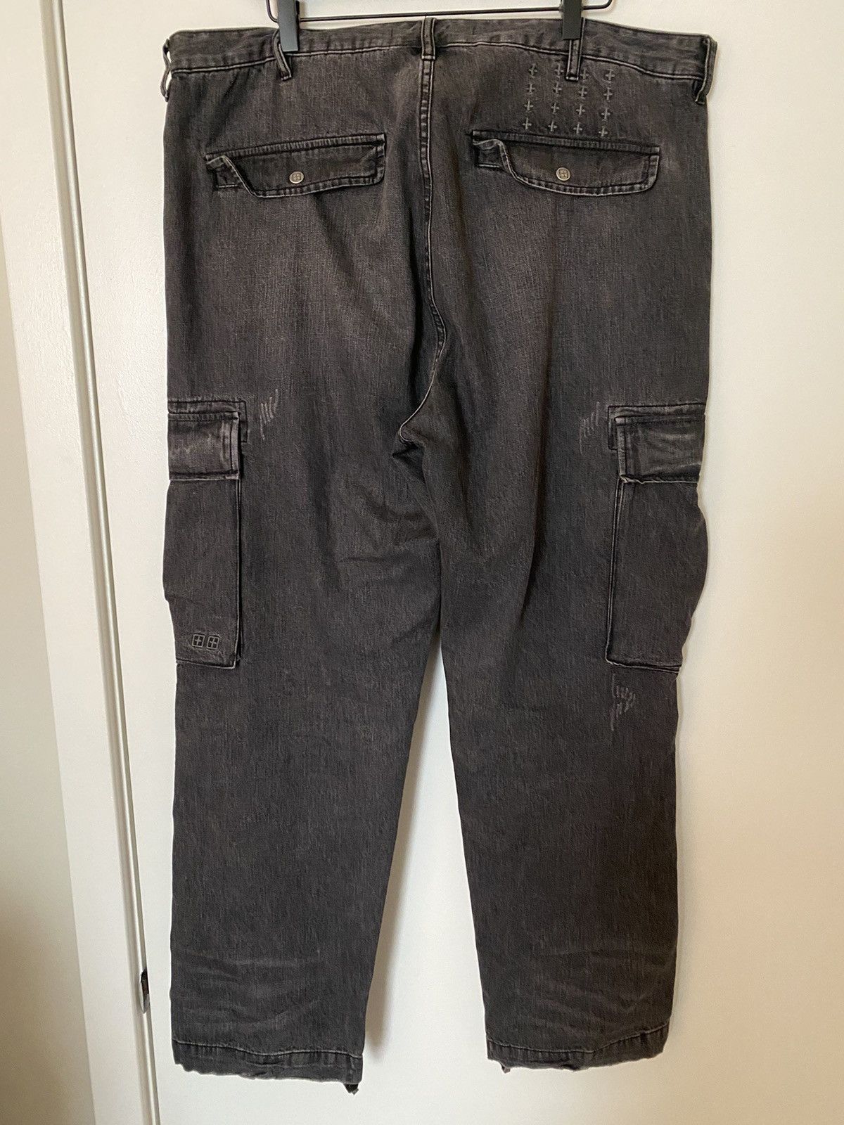 Ksubi Ksubi Riot Denim Cargo Pants Faded Black Sz38 Size US 38 / EU 54 - 2 Thumbnail