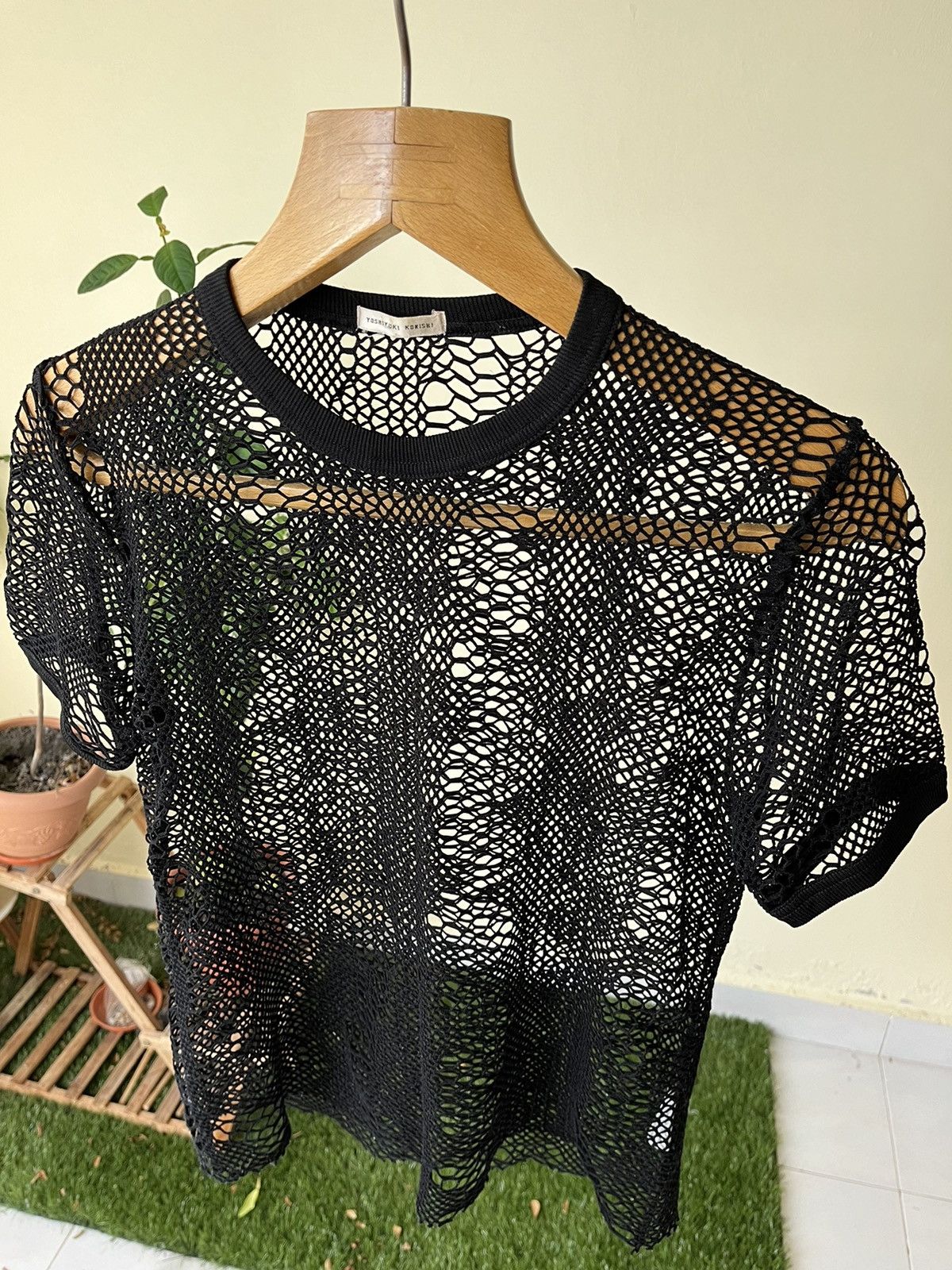 Yoshiyuki Konishi Rare 💥 Yoshiyuki Konishi Mesh Size S / US 4 / IT 40 - 2 Thumbnail