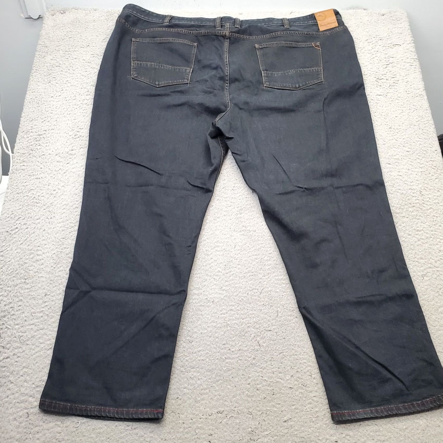 Tommy Bahama Tommy Bahama Jeans Mens 52x30 Navy Denim Contrast Stitch Loose Fit Straight Leg Shirt? Size US 36 / EU 52 - 2 Thumbnail