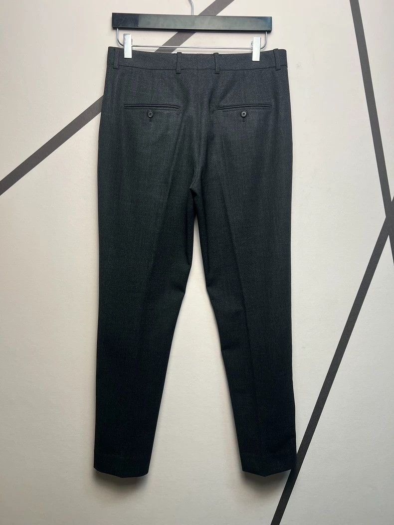 Celine Celine size US 48 Black and Grey Wool Pencil Trousers for Size US 32 / EU 48 - 2 Thumbnail
