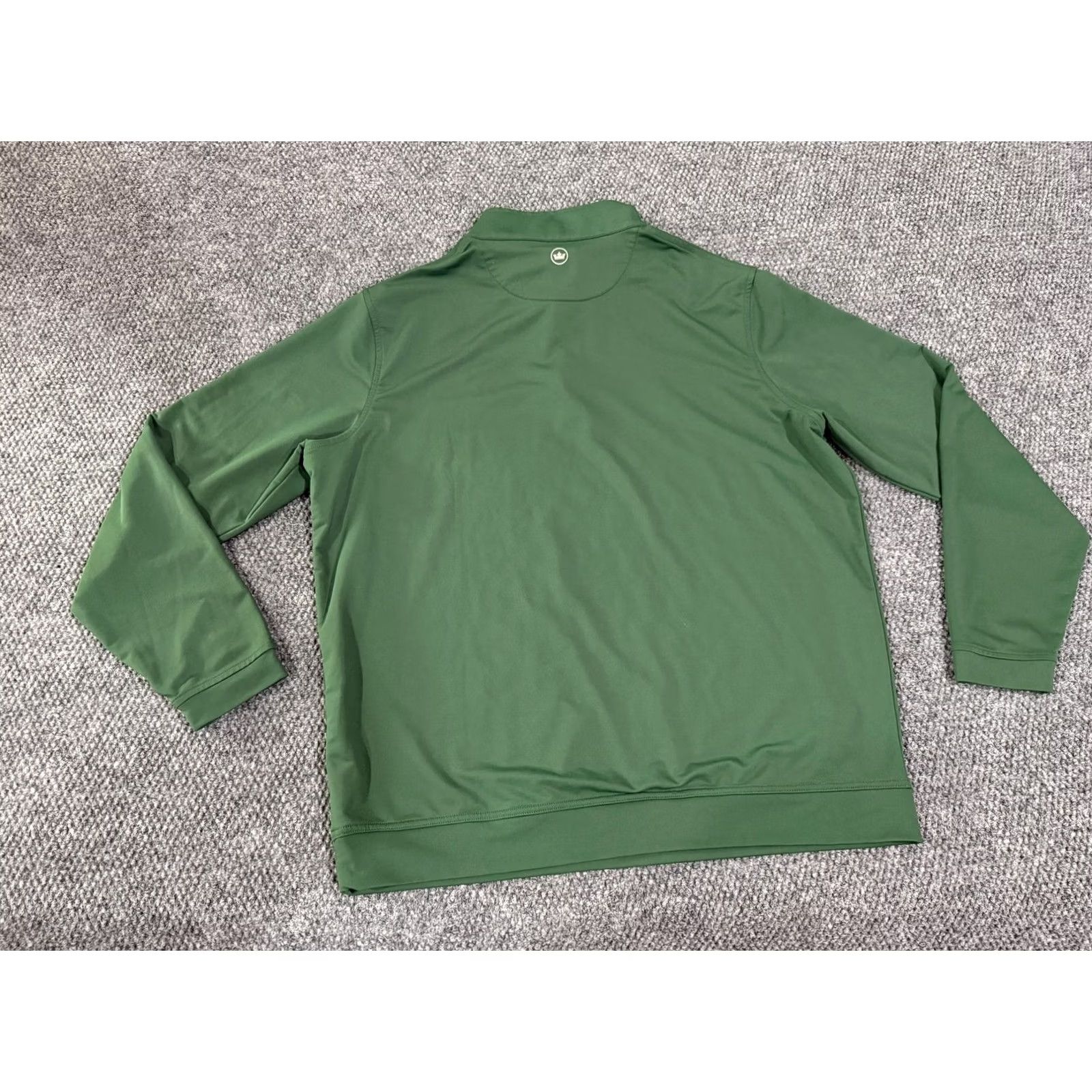 Peter Millar Peter Millar Quarter Zip Pullover Mens XL Green Golf Lightweight Stretch Top Size US XL / EU 56 / 4 - 7 Thumbnail