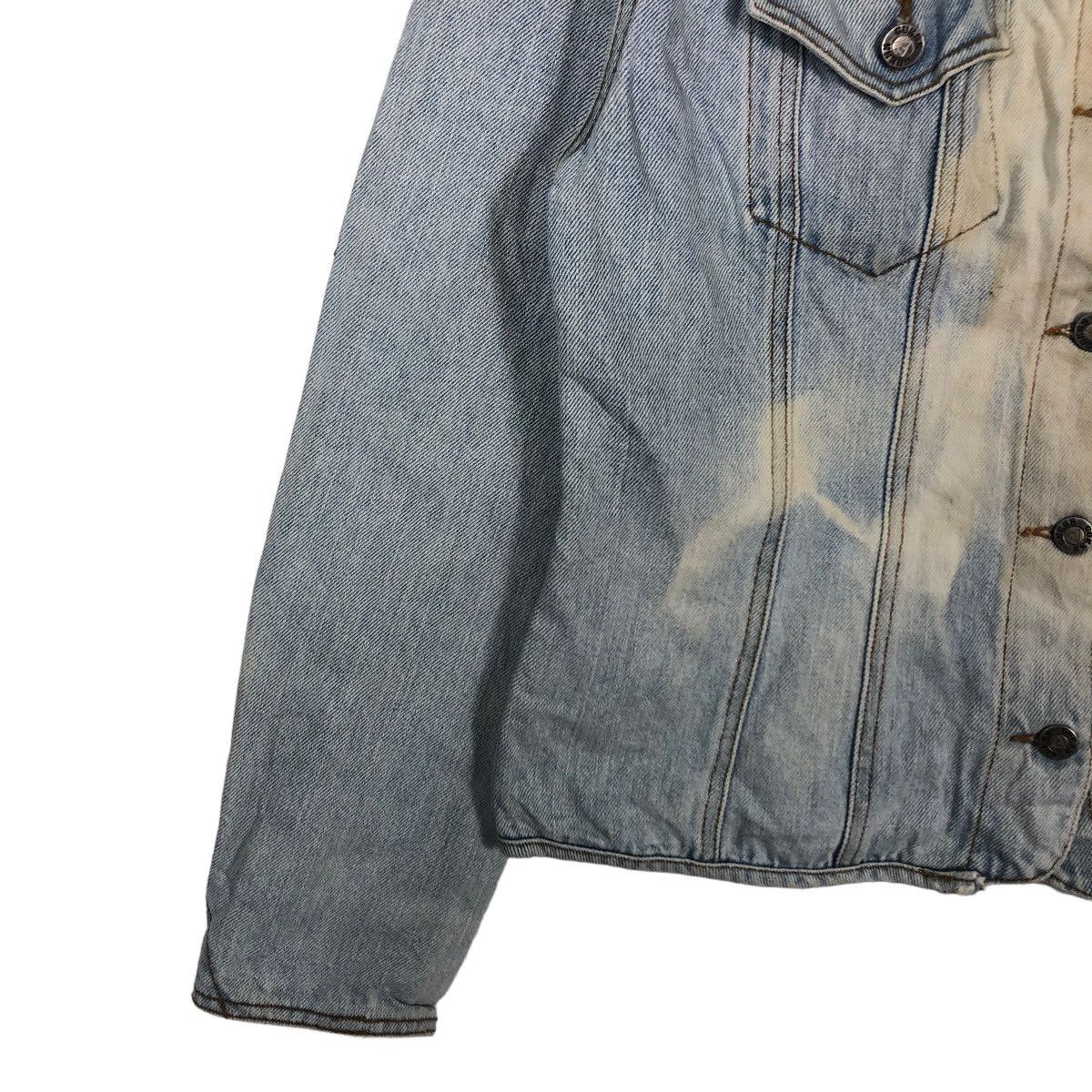 Guess 🔥90’s Cropped Biker Trucker Denim Jacket Guess USA AcidWash Size US L / EU 52-54 / 3 - 4 Thumbnail