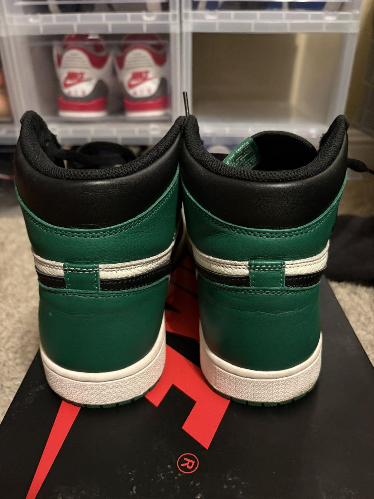 Jordan Brand Jordan retro 1 Pine Green OG Size US 11 / EU 44 - 4 Thumbnail