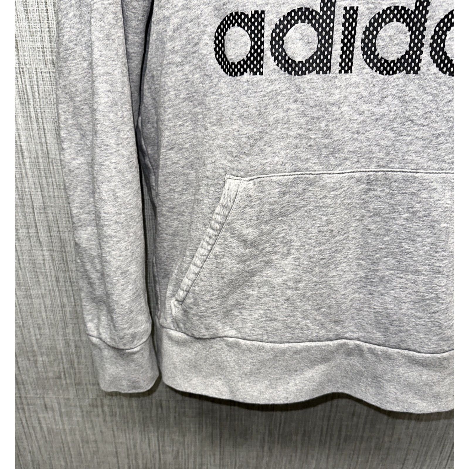 Adidas Adidas Hoodie Mens Full Zip Drawstring Gray Size M Cotton/Polyester Size US M / EU 48-50 / 2 - 4 Thumbnail