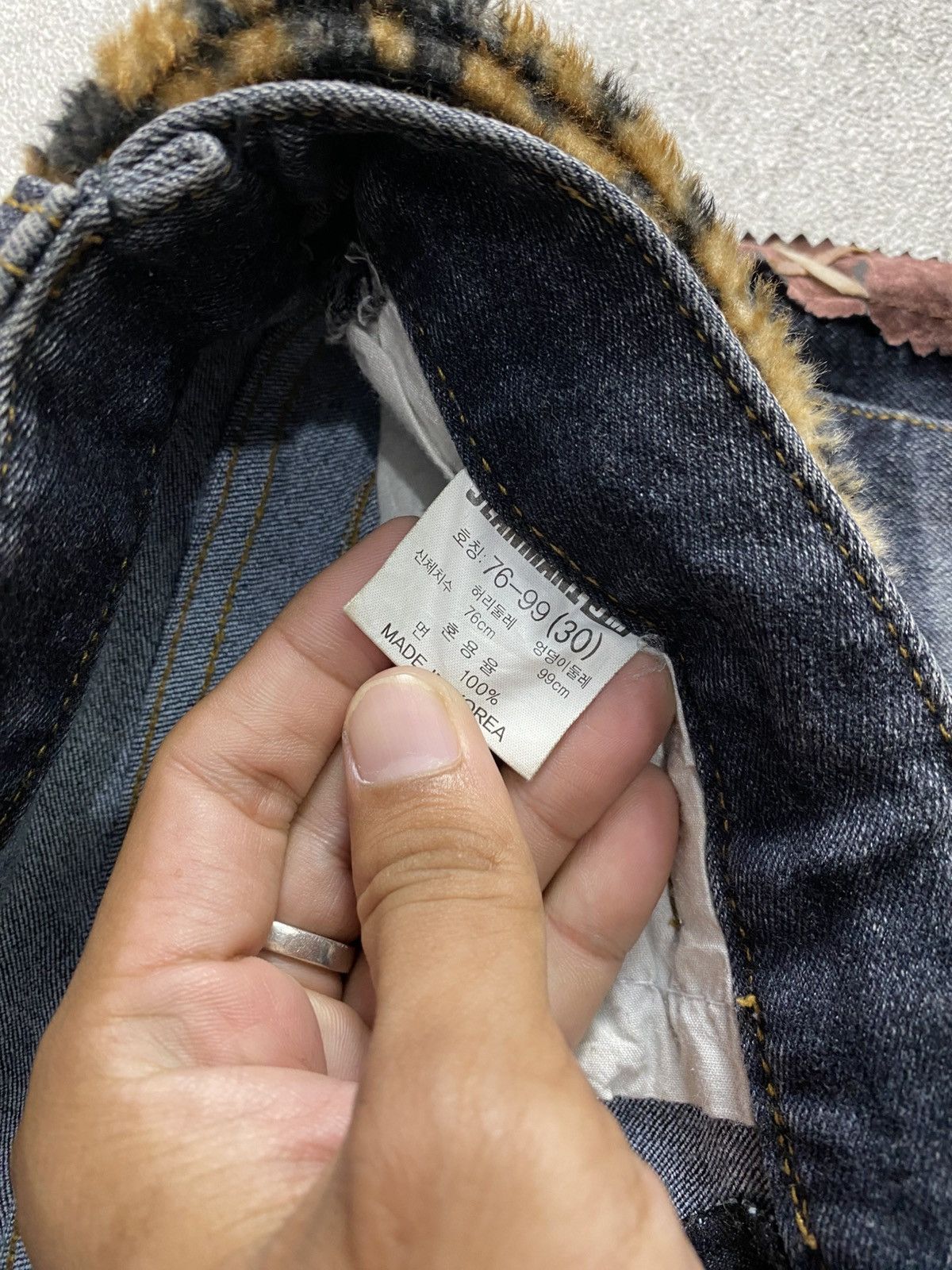 Japanese Brand 2000s Jeanmani middle wash flare jean Size US 29 - 5 Thumbnail