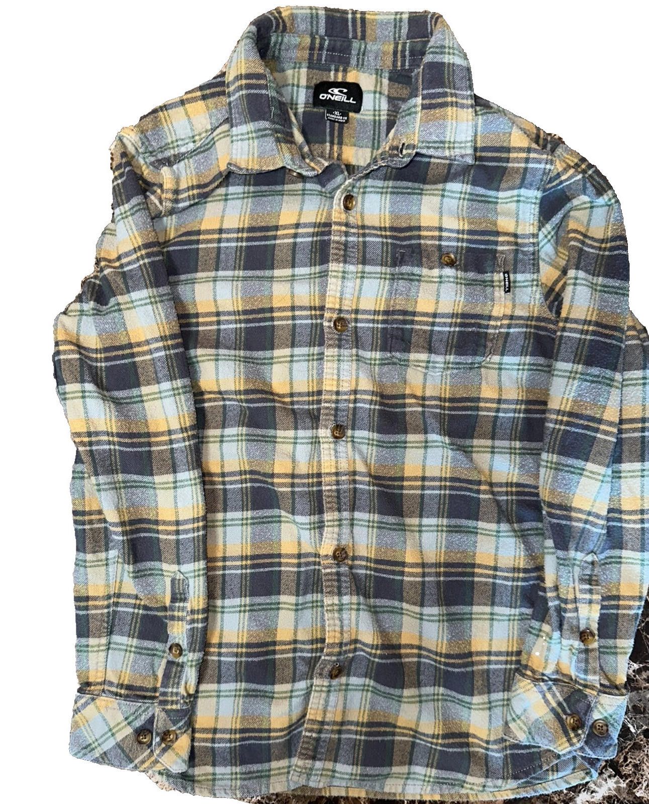 O'Neill O’Neill XL Button-Up Flannel, Runs Small, Casual Streetwear Size US XL / EU 56 / 4 - 1 Thumbnail