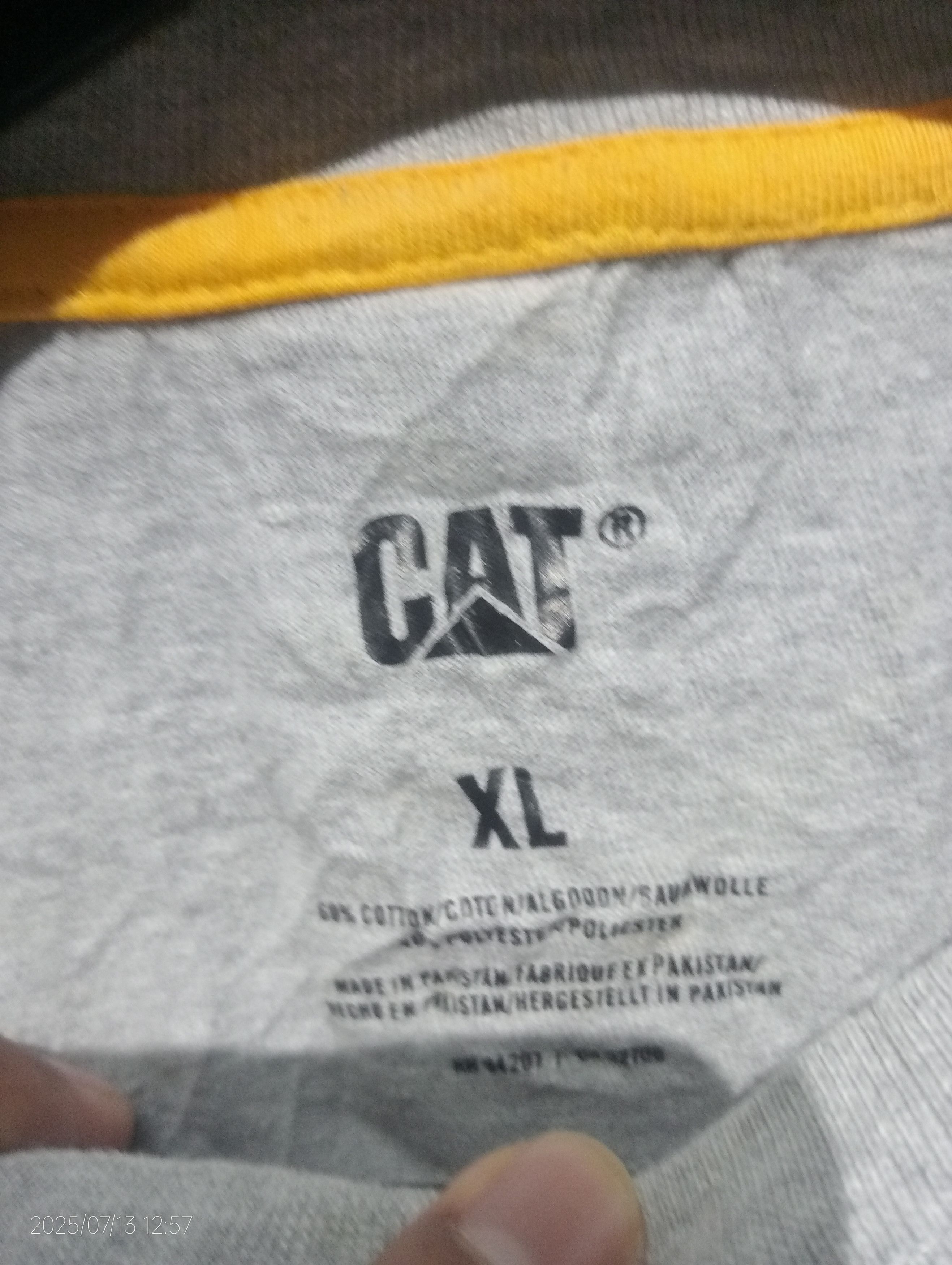 Caterpillar Caterpillar Long Sleeve Tshirt Size US XL / EU 56 / 4 - 2 Thumbnail