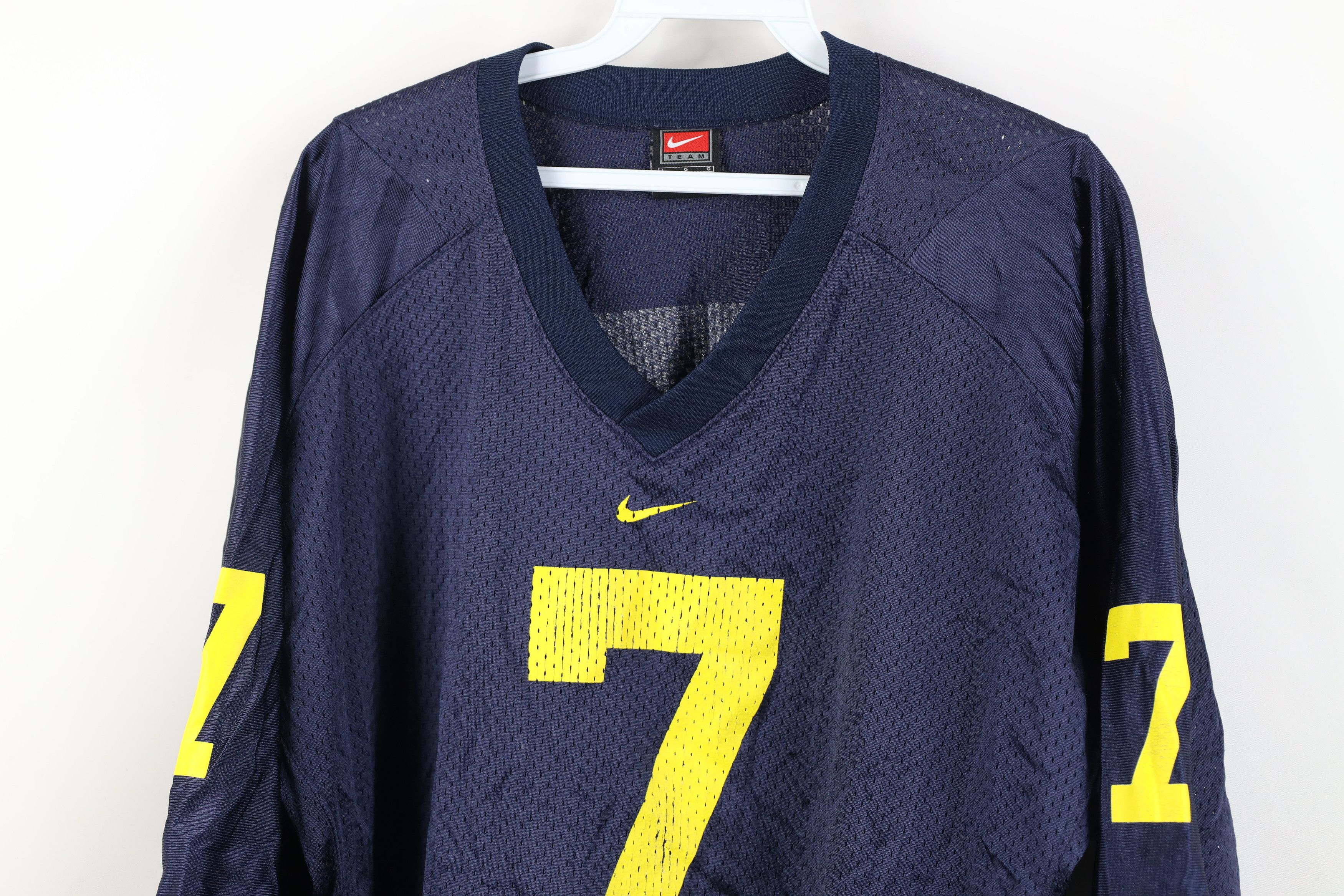 Nike Vintage Nike Swoosh University of Michigan Football Jersey Size US L / EU 52-54 / 3 - 2 Thumbnail