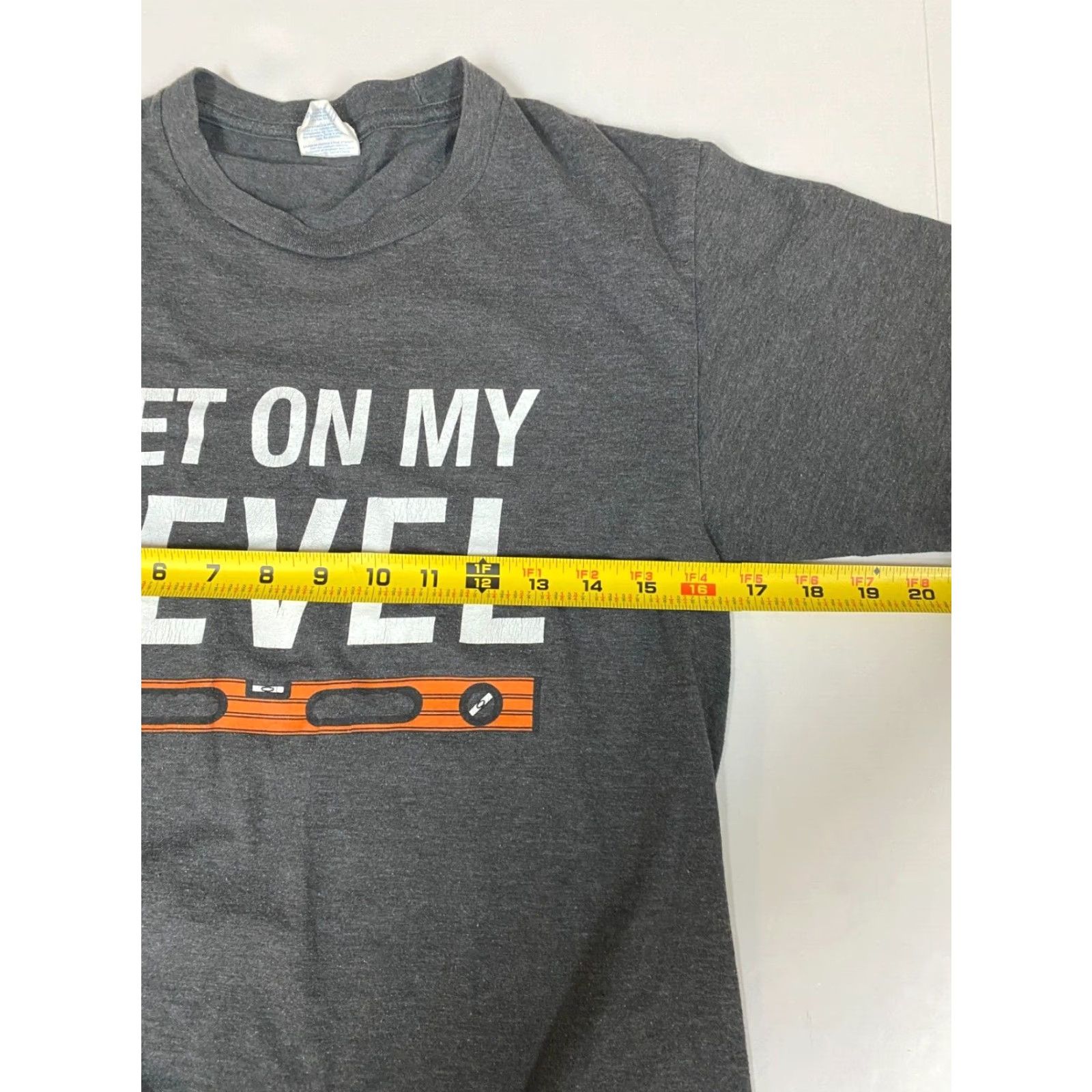 Port & Company Port & Company Get on my level Mens T Shirt S Gray Size US S / EU 44-46 / 1 - 5 Thumbnail