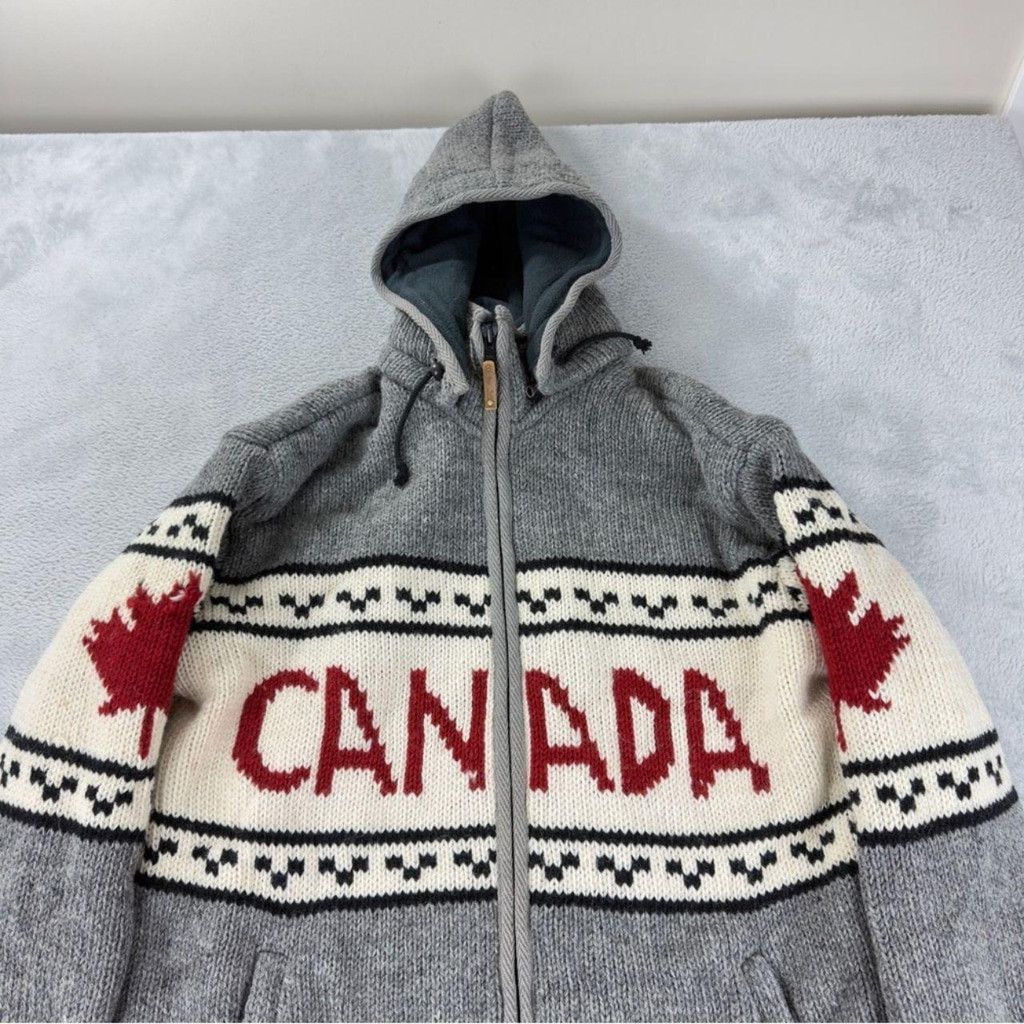 Other VTG Ark Imports Men's Sz XXL 100% New Zealand Wool Cowichan Size US XXL / EU 58 / 5 - 7 Thumbnail