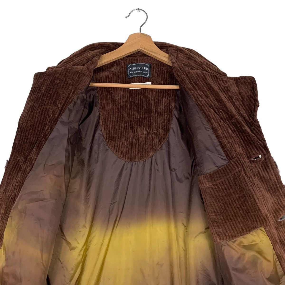 Japanese Brand AIDMA CLUB Fleece Printed Hybrid Corduroy Jacket #0456-C21 Size US M / EU 48-50 / 2 - 12 Thumbnail