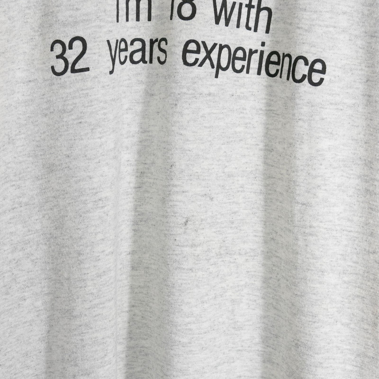 Vintage Vintage 90s Funny Old Age Tee XL - Distressed Single Stitch Size US XL / EU 56 / 4 - 4 Thumbnail