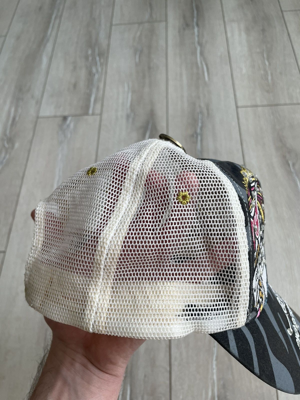 Christian Audigier × Ed Hardy × Vintage Vintage Don Ed Hardy by Christian Audigier Cap Y2K hat Size ONE SIZE - 7 Thumbnail