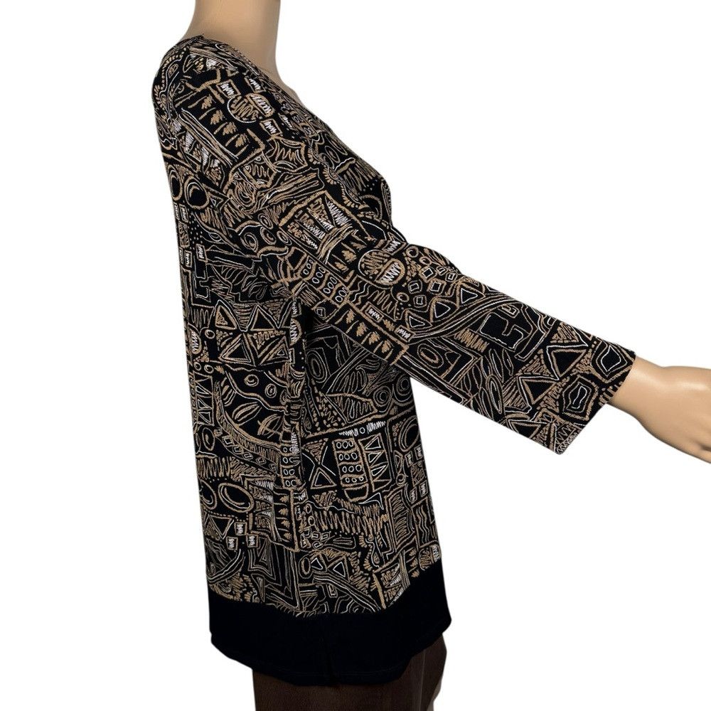 Other Citiknits Liquid Knit Geometric Print Top Size M Size M / US 6-8 / IT 42-44 - 3 Thumbnail