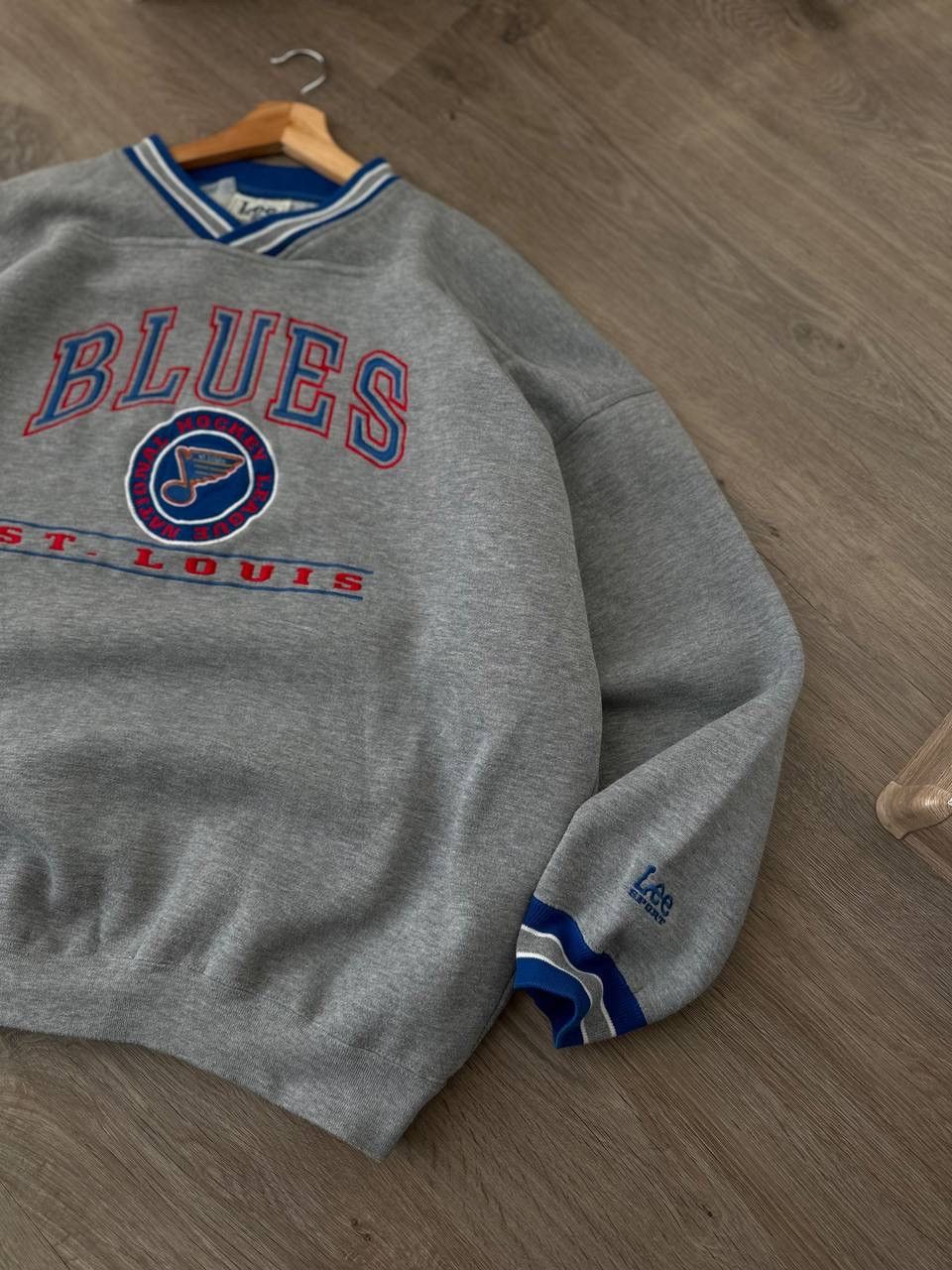 Japanese Brand × Vintage Vintage Blues St.Louis Gray Lee Sports Sweatshirt Size US L / EU 52-54 / 3 - 6 Thumbnail