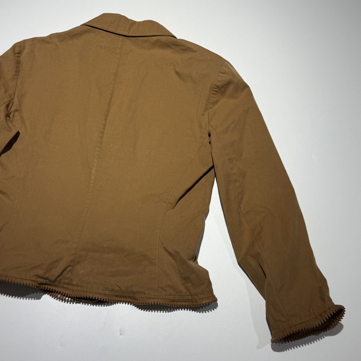 Miu Miu Vintage Miu Miu - Prada era Exposed Zipper Trim Jacket Size M / US 6-8 / IT 42-44 - 10 Thumbnail