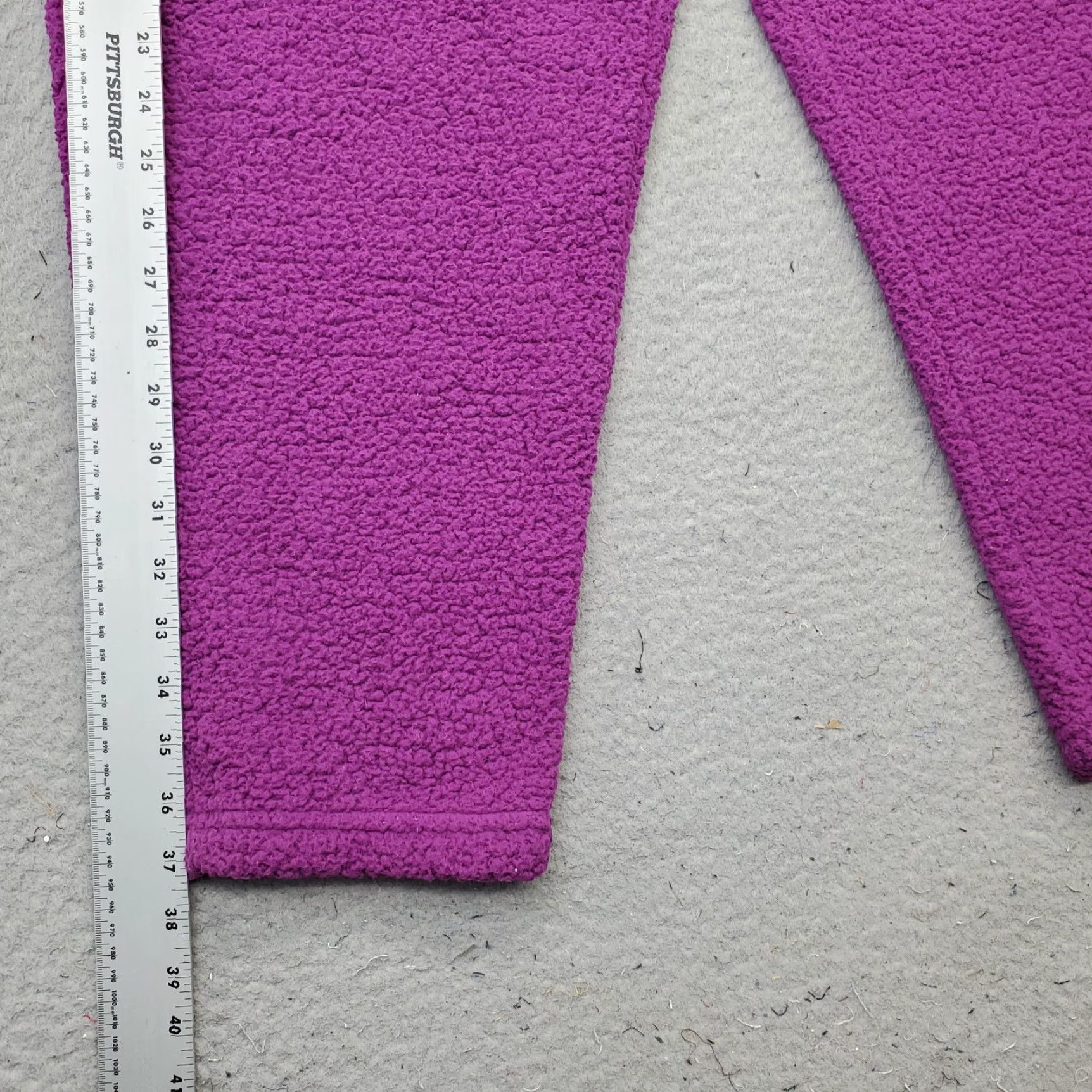 Nike Nike Sweatpants Womens L Purple Sherpa Fleece Therma-FIT Gym-Running Drawstring Size 36" / US 14 / IT 50 - 3 Thumbnail