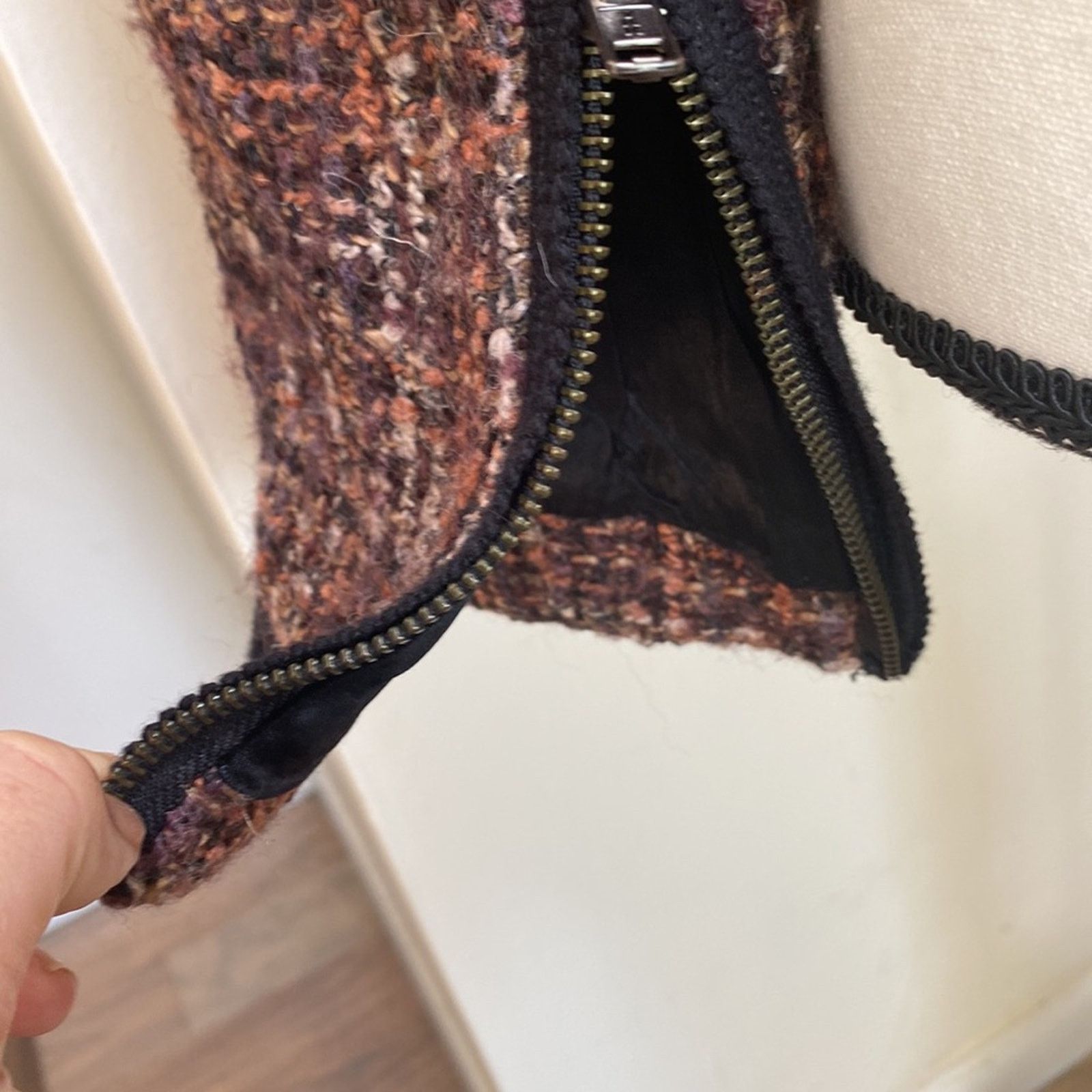 Free People Free People Tweed Zip Up Jacket Size 2 Size XS / US 0-2 / IT 36-38 - 5 Thumbnail