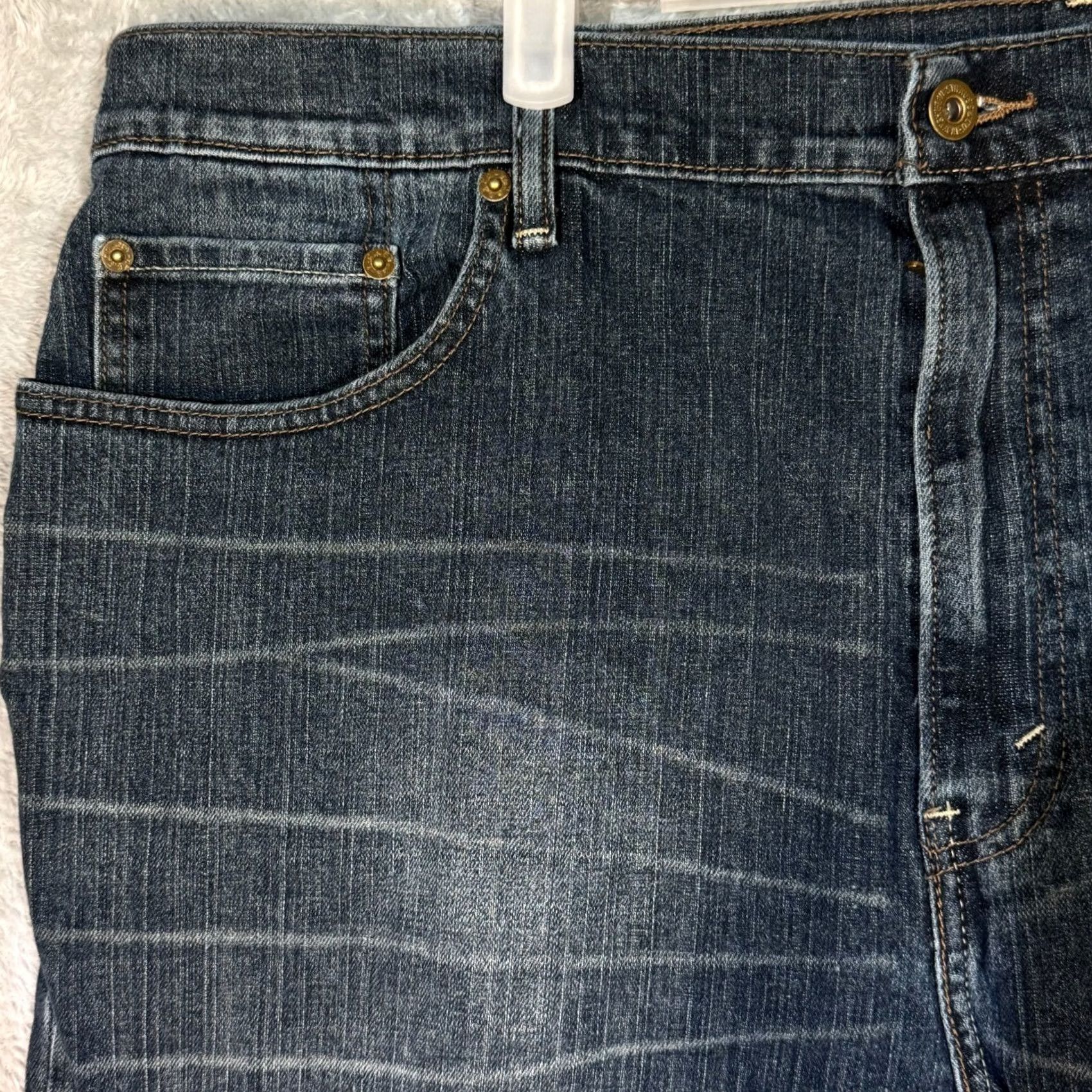 Levi's Levi’s 559 Mens Jeans 42 x 30 Blue Denim High Rise Straight Leg 100% Cotton Size US 42 / EU 58 - 3 Thumbnail