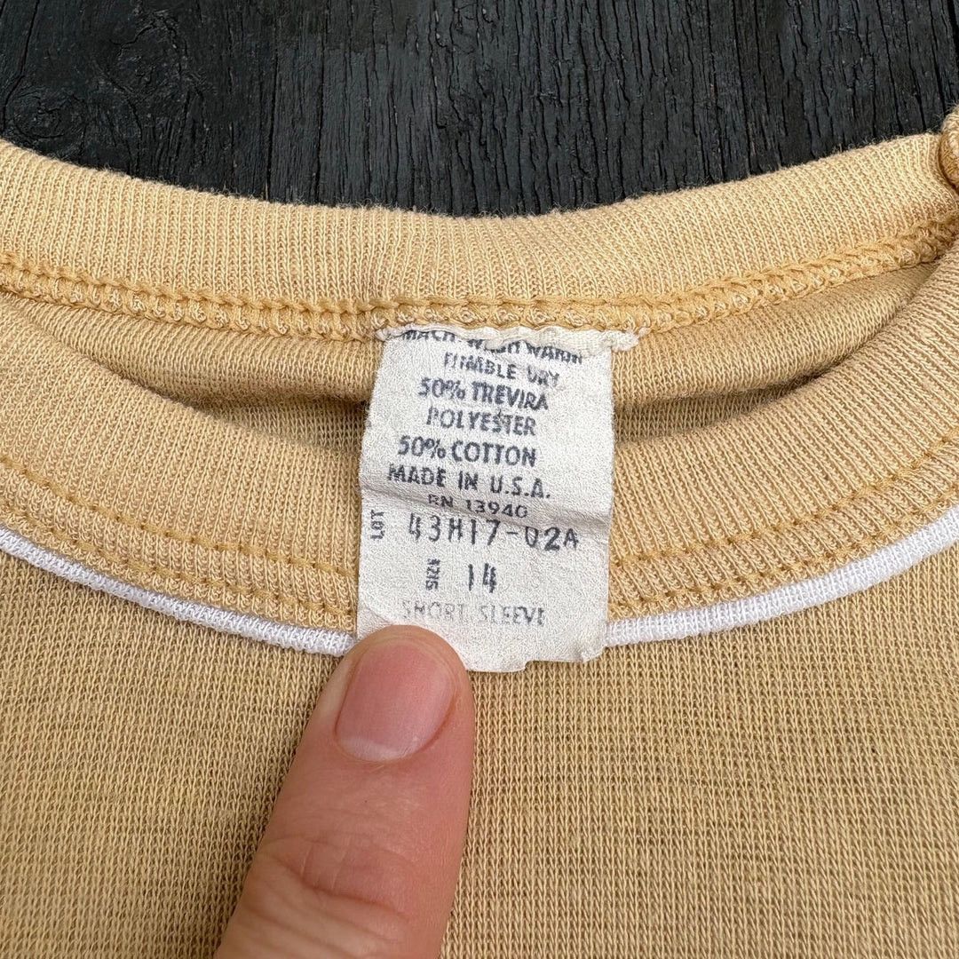 Vintage 1960 60s Vintage Women USA Made Blank Top T-Shirt Size S / US 4 / IT 40 - 4 Thumbnail