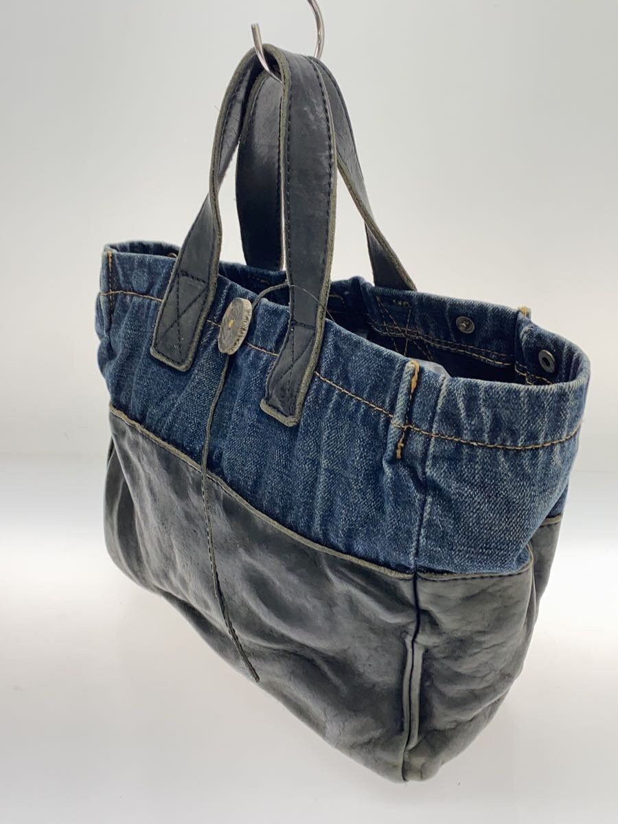 Comme des Garcons Reconstructed Denim Leather Tote Bag Size ONE SIZE - 2 Thumbnail