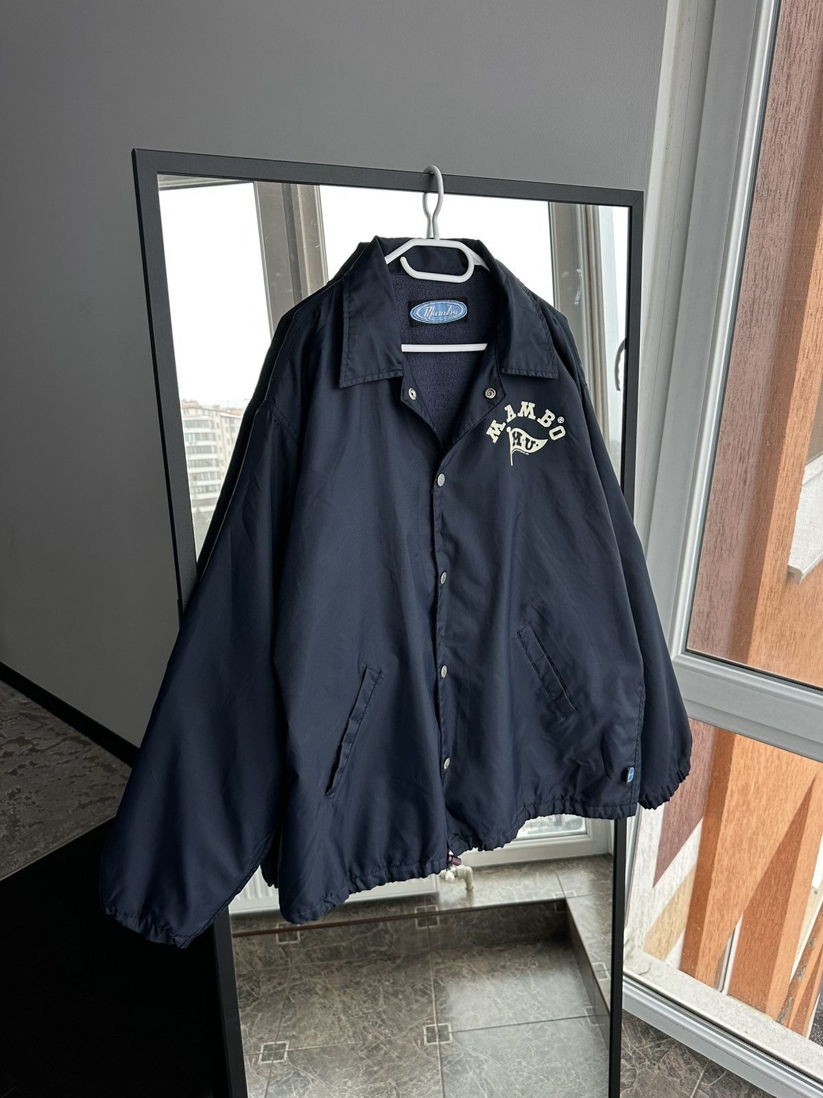 Mambo Vintage Mambo 1995 Men’s Navy Coach Jacket Sz XL Size US XL / EU 56 / 4 - 1 Thumbnail