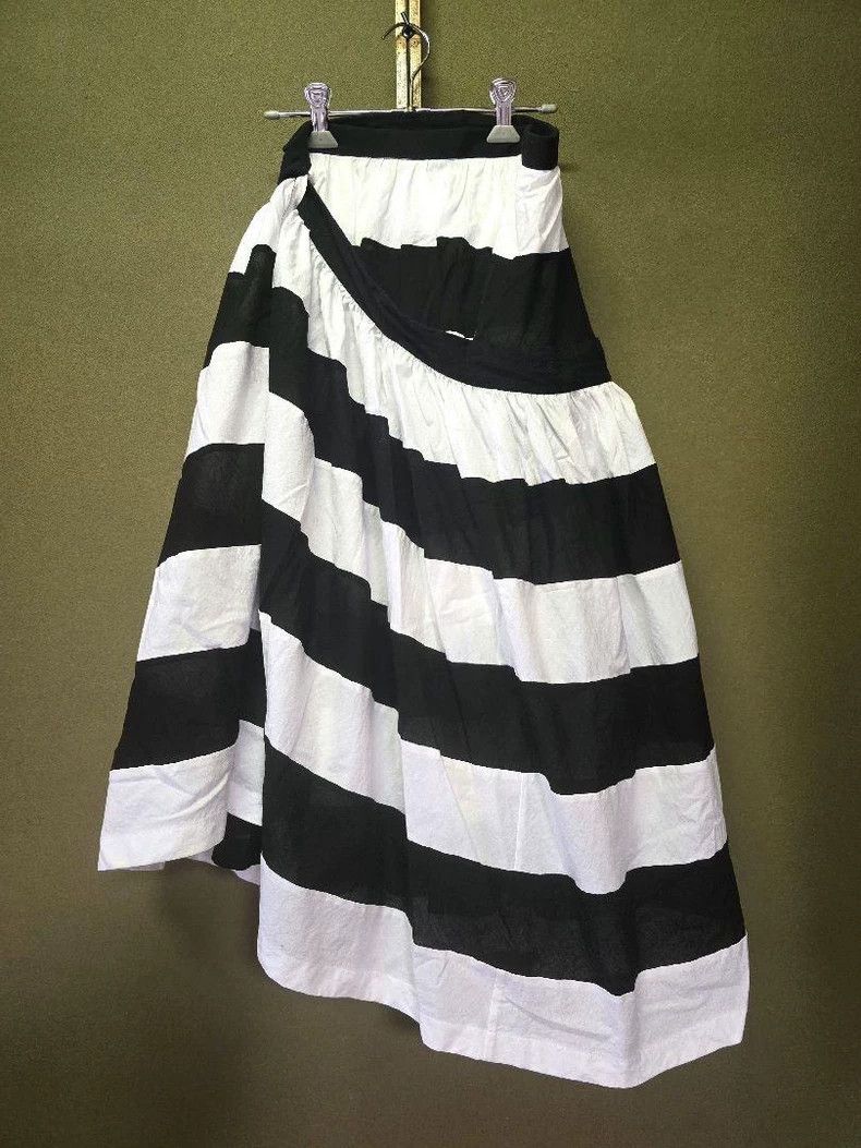 Junya Watanabe Junya Watanabe AD2005 Striped Skirt Size 28" / US 6 / IT 42 - 1 Thumbnail