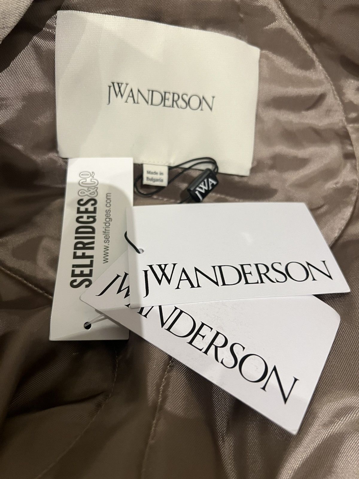 JW Anderson JW Anderson quilted button coat Beige Size M medium Wool Size US M / EU 48-50 / 2 - 12 Thumbnail